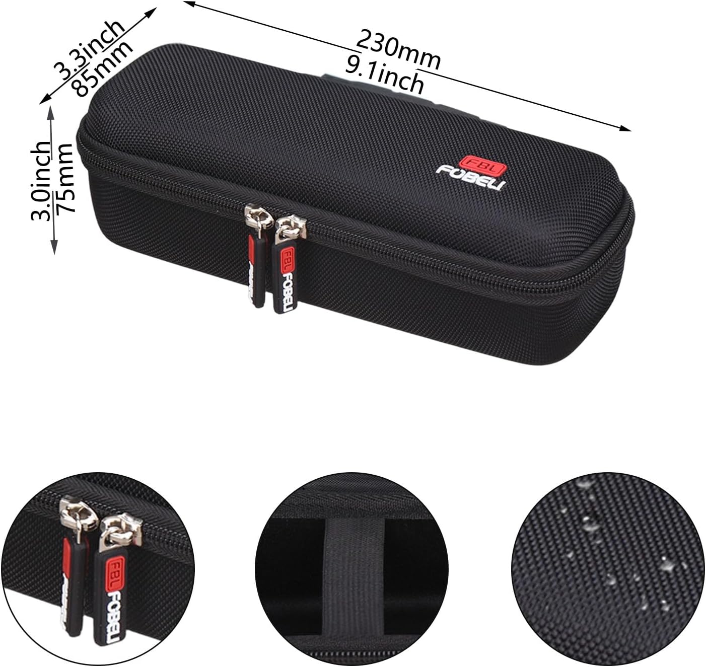 FBLFOBELI Hard Carrying Case for EMSON for Bullseye Pro Pocket Air Compressor, Also fit for DEWALT Cordless Screwdriver DWHT66719/ DCF680N2/ DCF682N1 (Case Only)