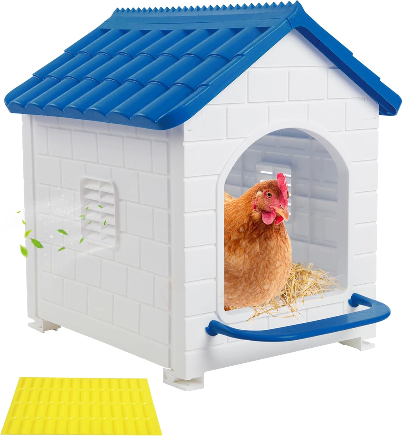 Nesting Boxes for Chicken, Plastic Compartment Chicken Nesting Boxes Coop for Laying Eggs for Hens, Ducks and Poultry