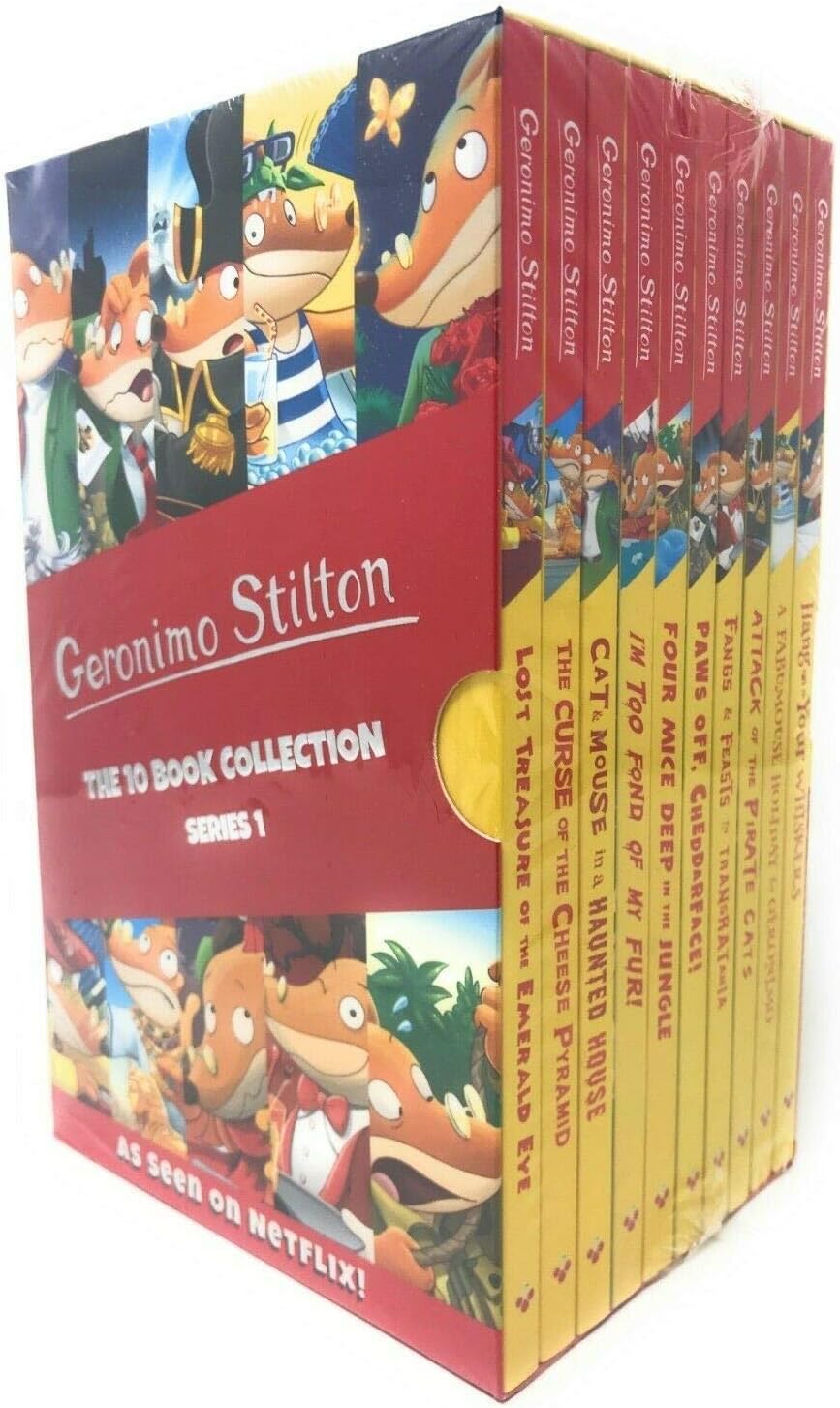 Geronimo Stilton Series 1 Collection 10 Books Box Set