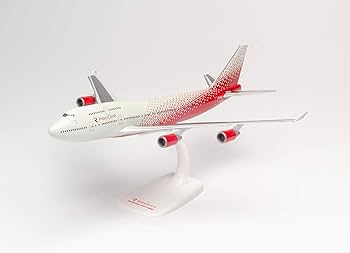 Amazon | ヘルパ 1/250 B747-400 ロシア航空 EI-XLE 完成品 | ミニカー
