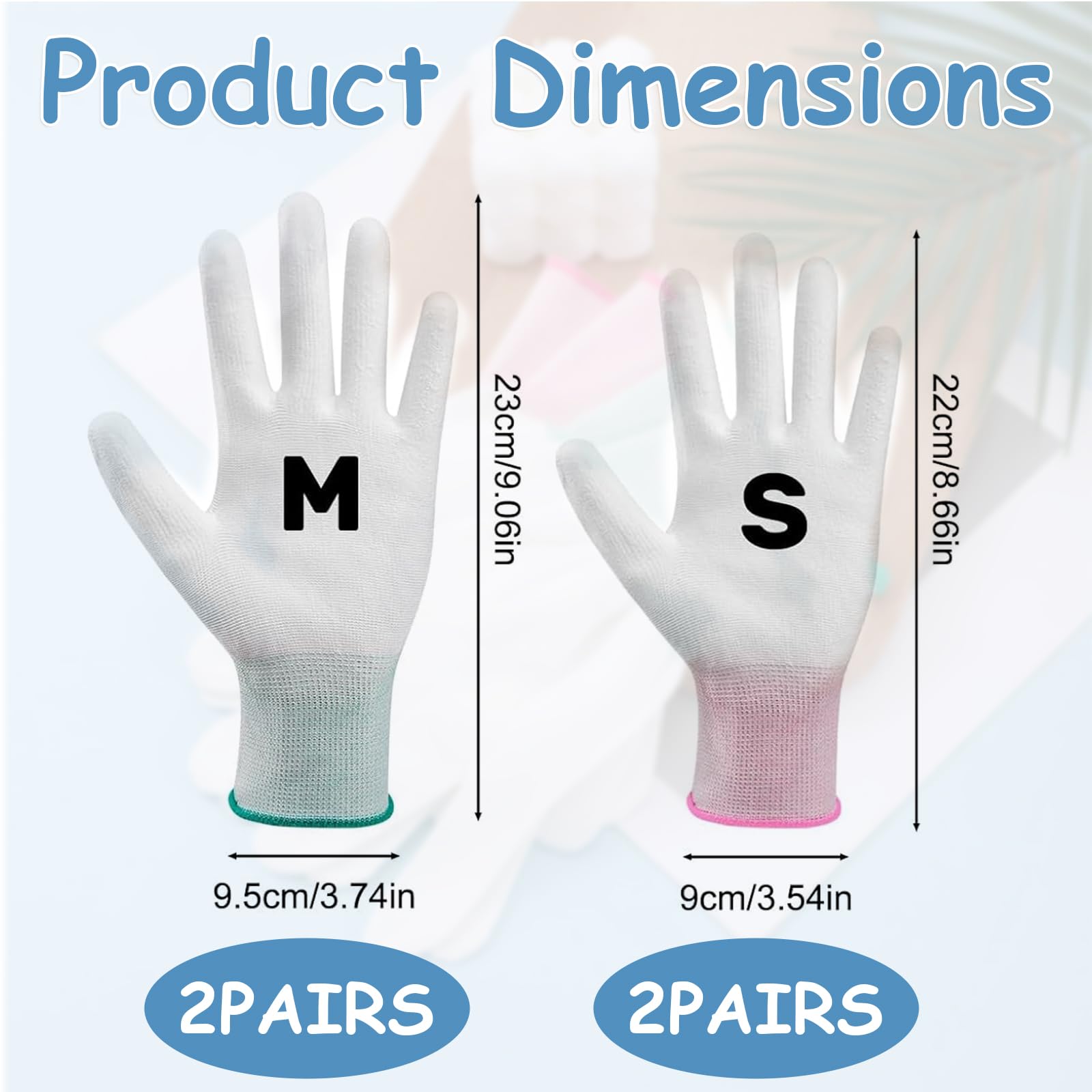 Gants Anti-Chaleur Résistants pour Coiffure – Protection Thermique pour Bigoudis, Fer à Lisser et Curling – Lot de 2 Gants (Rose et Vert) – Sécurisés et Confortables