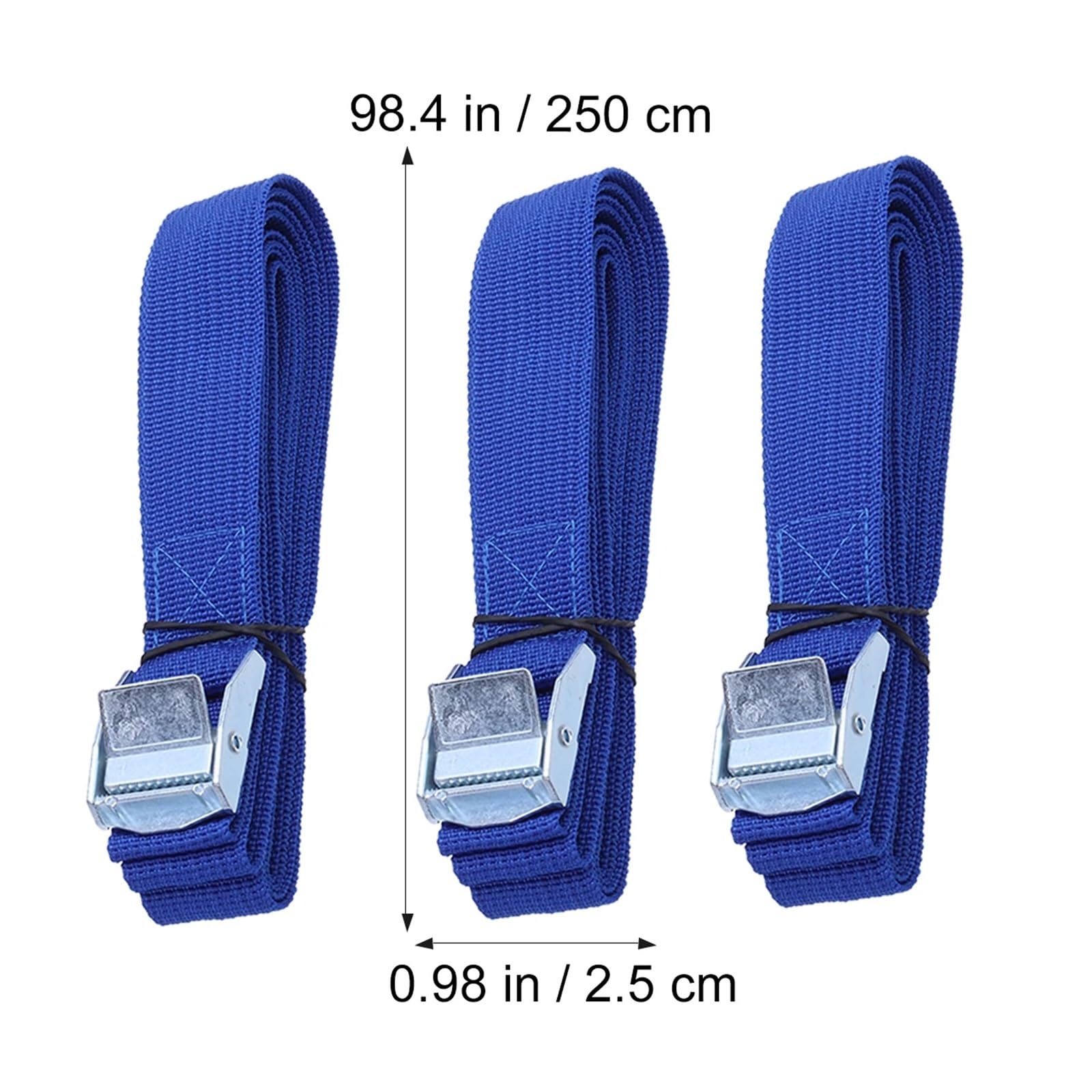 Zurrgurt, Zurrgurte mit Schnalle, Nylon, Schnellverschluss, Zurrgurte for Ladungssicherung, Autodachträr, päck, Kajakträr, Umzug(6PC)