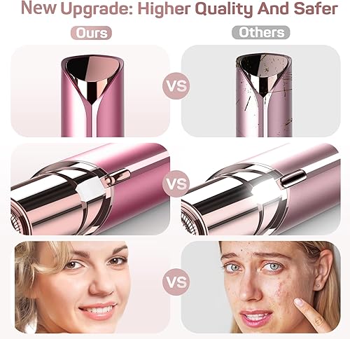 Miniatura 4 de Herramienta eliminadora de vello facial para mujer, afeitadoras eléctricas recargables para dama, los mejores dispositivos de depilación facial,