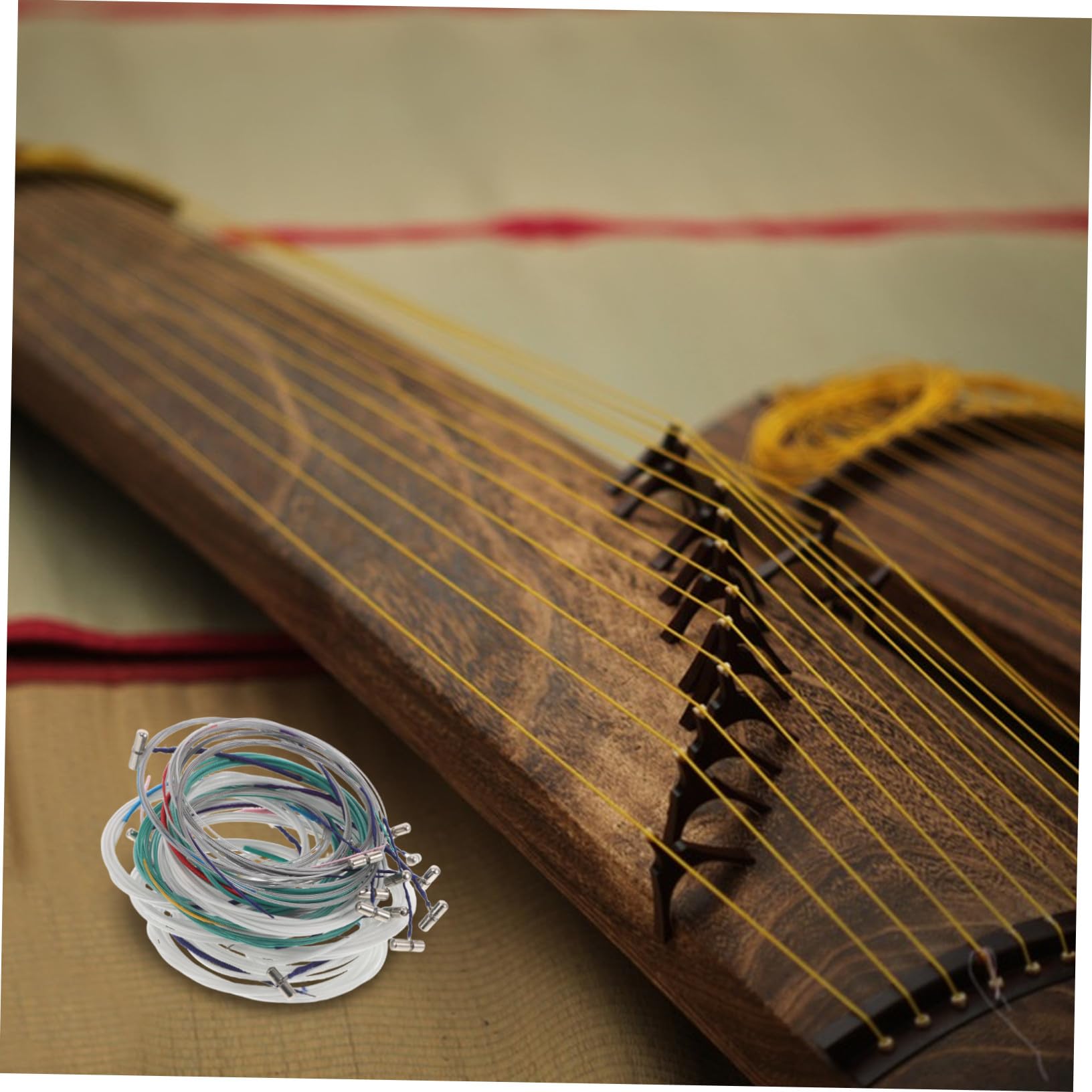 Cabilock 21 Pezzi Corde Guzheng Nylon Parti Ricambio Strumenti Musicali Cinese per Principianti Corde Zither per Pratica e Performance