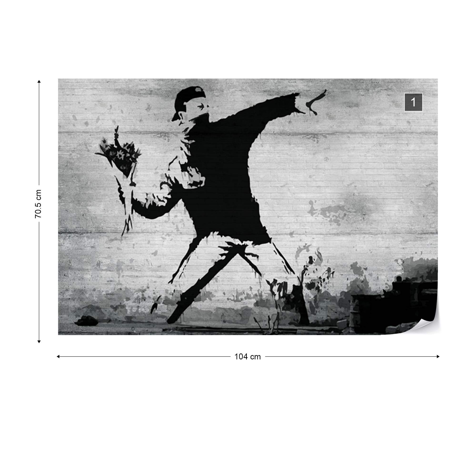 Mur De Béton Banksy Graffiti Rat Poster Mural, Papier Peint | Acheter-le Sur