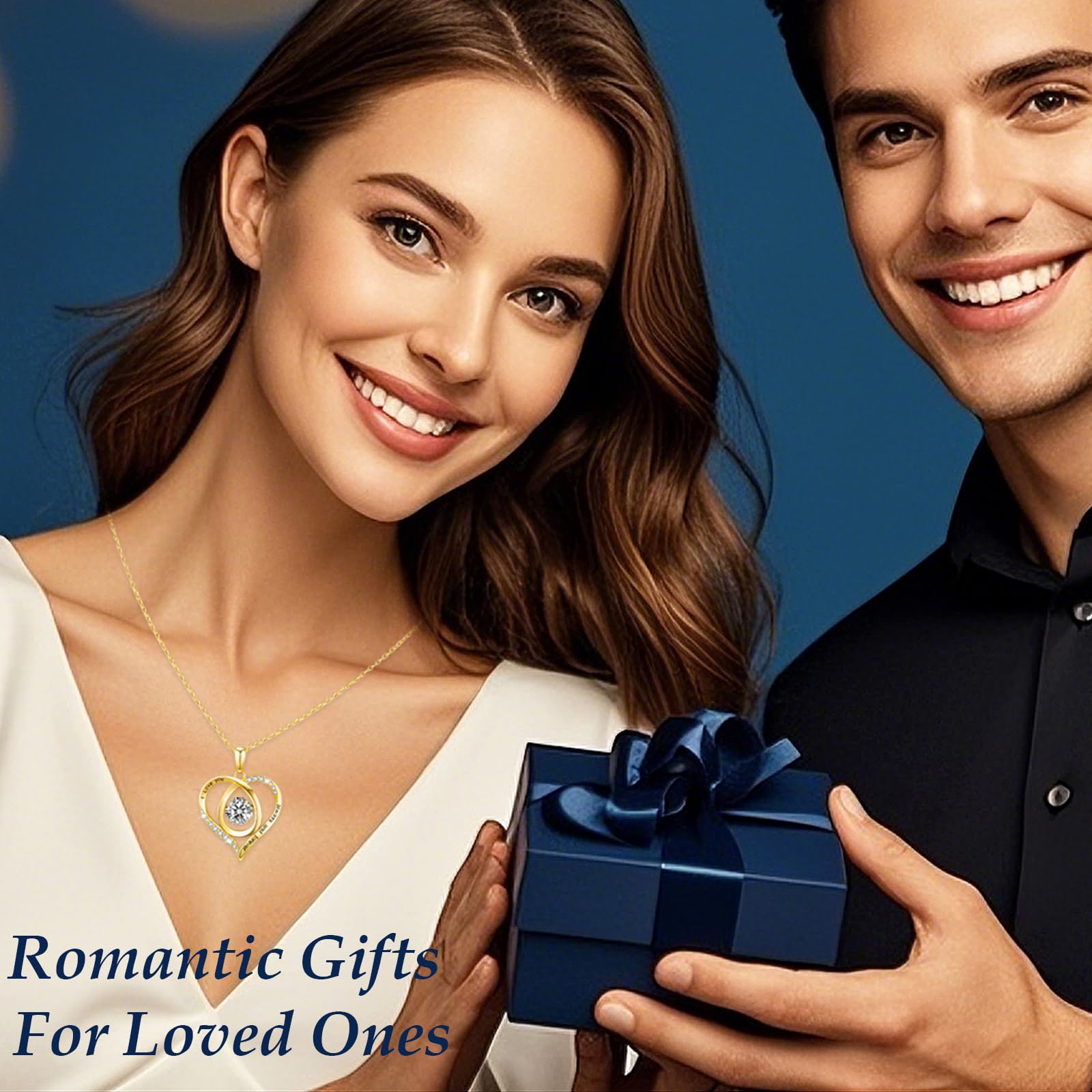 Moissanite Kette Damen Silber 925 Echt Herz Halskette Schmuck Geschenke | Jubiläum Weihnachten Valentinstag Muttertags Hochzeit Geburtstag Geschenk für Frauen Frau Freundin Mama