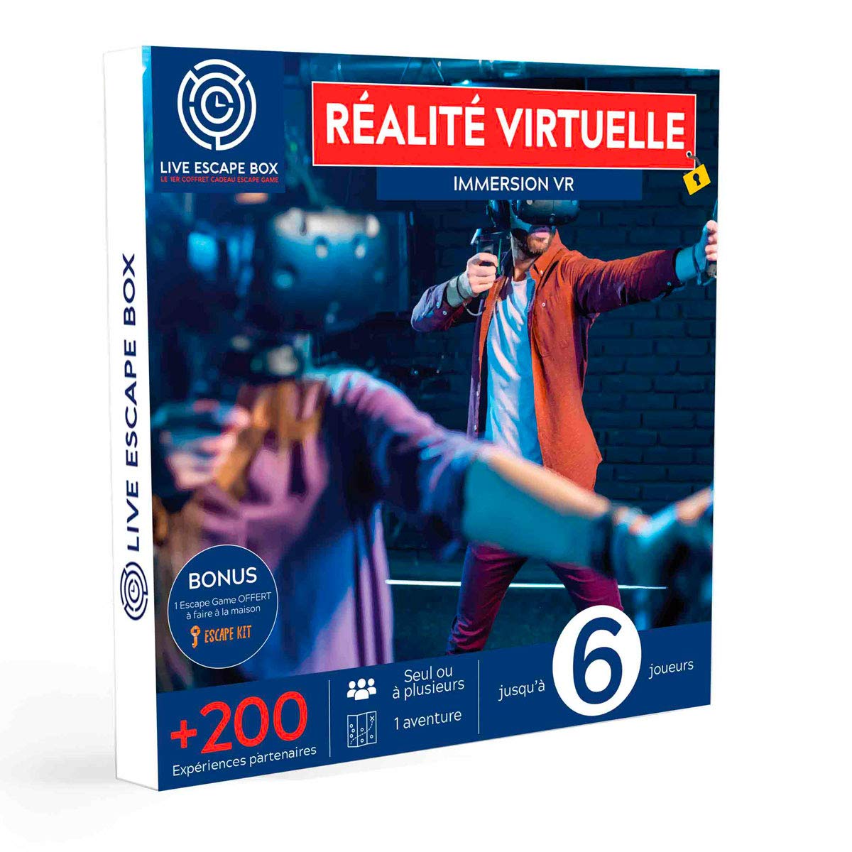 Live Escape Box – Caja de regalo de realidad virtual Immersion 1-6 jugadores