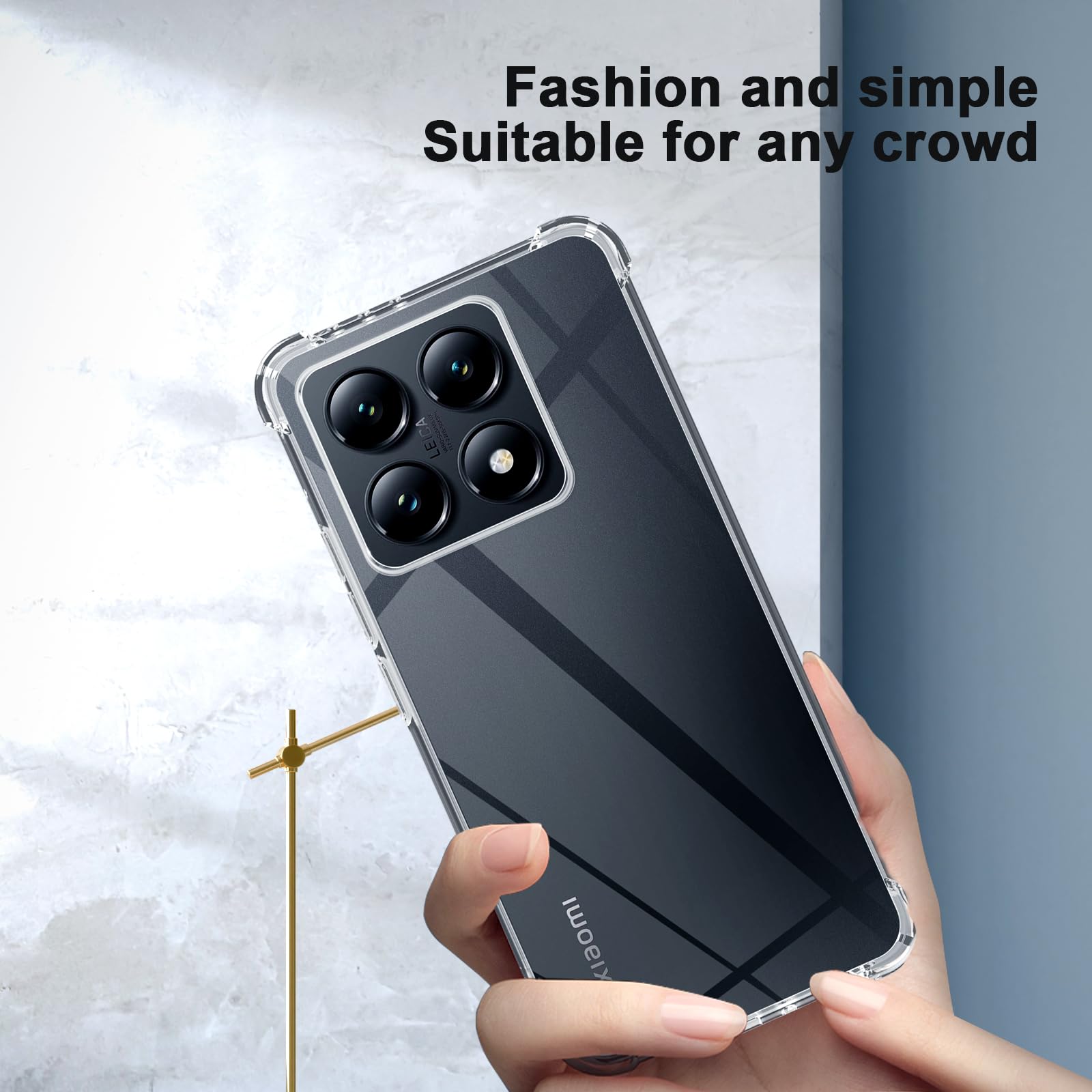 QULLOO Crystal Clear Hülle Für Realme 14 / 14T 5G – Transparente TPU Schutzhülle, Ultra Dünn & Stoßsicher
