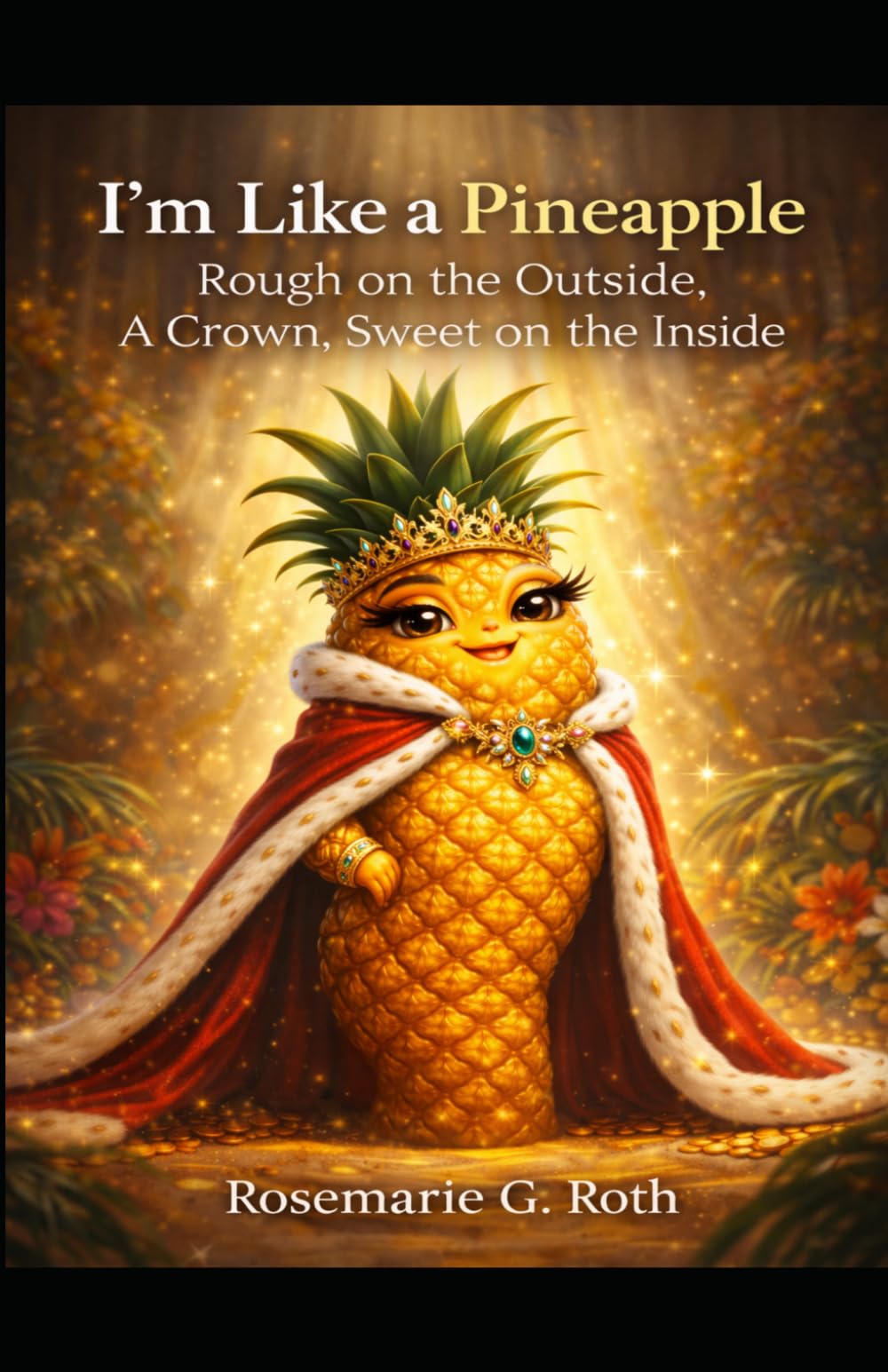 I'm like a Pineapple: Rough on the outside. A Crown. Sweet on the inside!