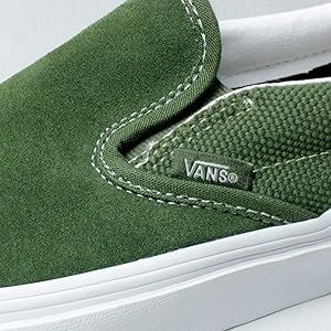 YUページVANS新品26cmオリーブグリーンスエードスリッポン YUページVANS新品26cmオリーブグリーンスエードスリッポン YU