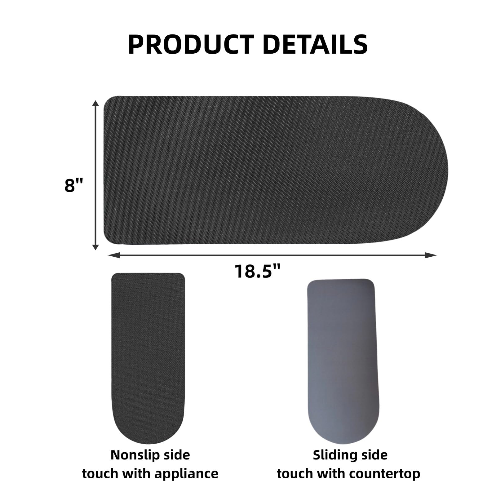 Sliding Pad For Ninja Slushie Machine FS301 Maker, Drink Machine Quickly Slide, Accessories Compatible with Ninja Drink Maker (18.5 * 8'')