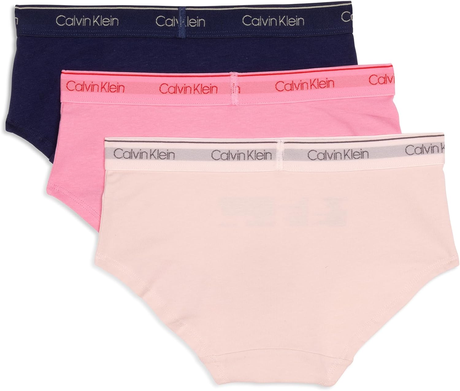 Calvin Klein Kids Girls' Modern Cotton Hipster Underwear 3-Pack - Image 2