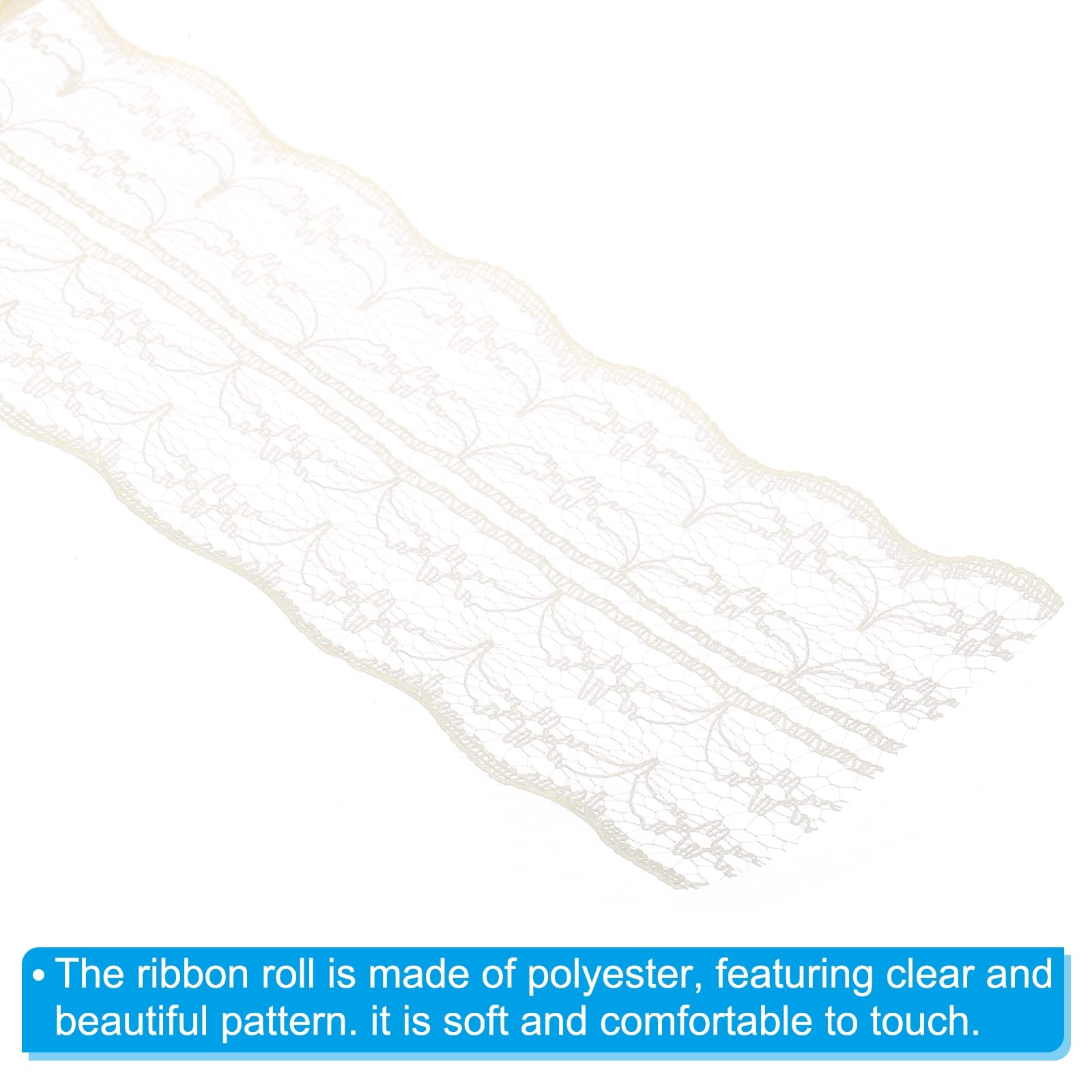 PATIKIL 1.8 Inch Wide 25 Yards Lace Trim Ribbon - Image 4