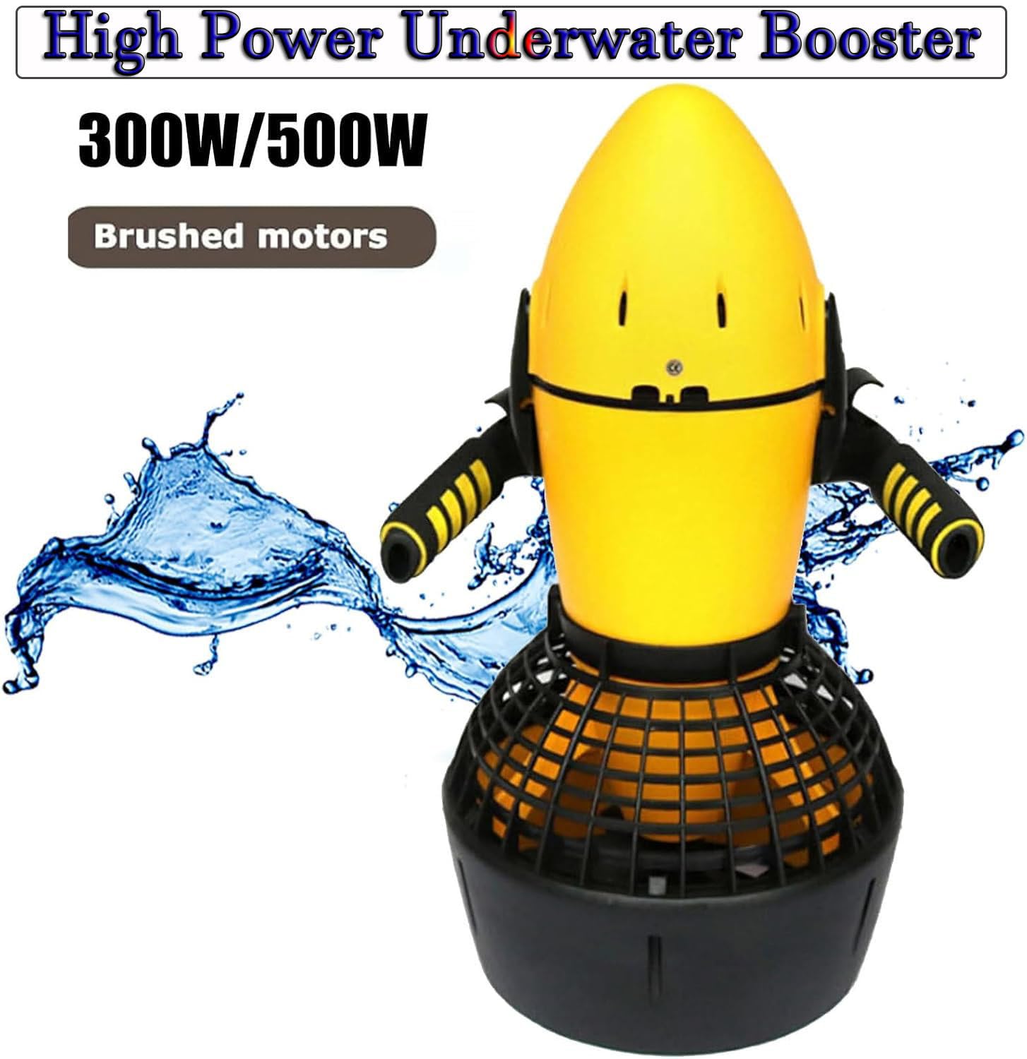 Scooter sous-Marin, Scooter sous-Marin, Booster sous-Marin 300 W/500 W, Hélice à Eau à Propulsion Aquatique, Propulseur sous-Marin, pour La Natation Et La Plongée,500W