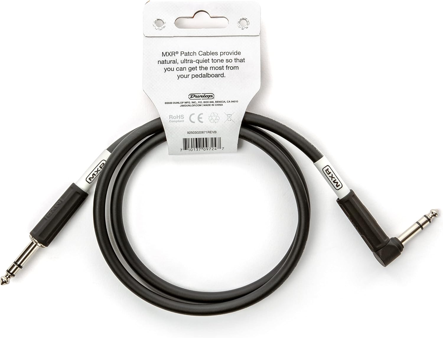 MXR 3 FT TRS Stereo Cable - Right / Straight