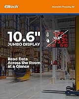 Vista 3 de Elitech Bluetooth Hygrometer Thermometer Reusable Temperature Recorder Data Logger Temperature Humidity with Large Screen Data Storage Export