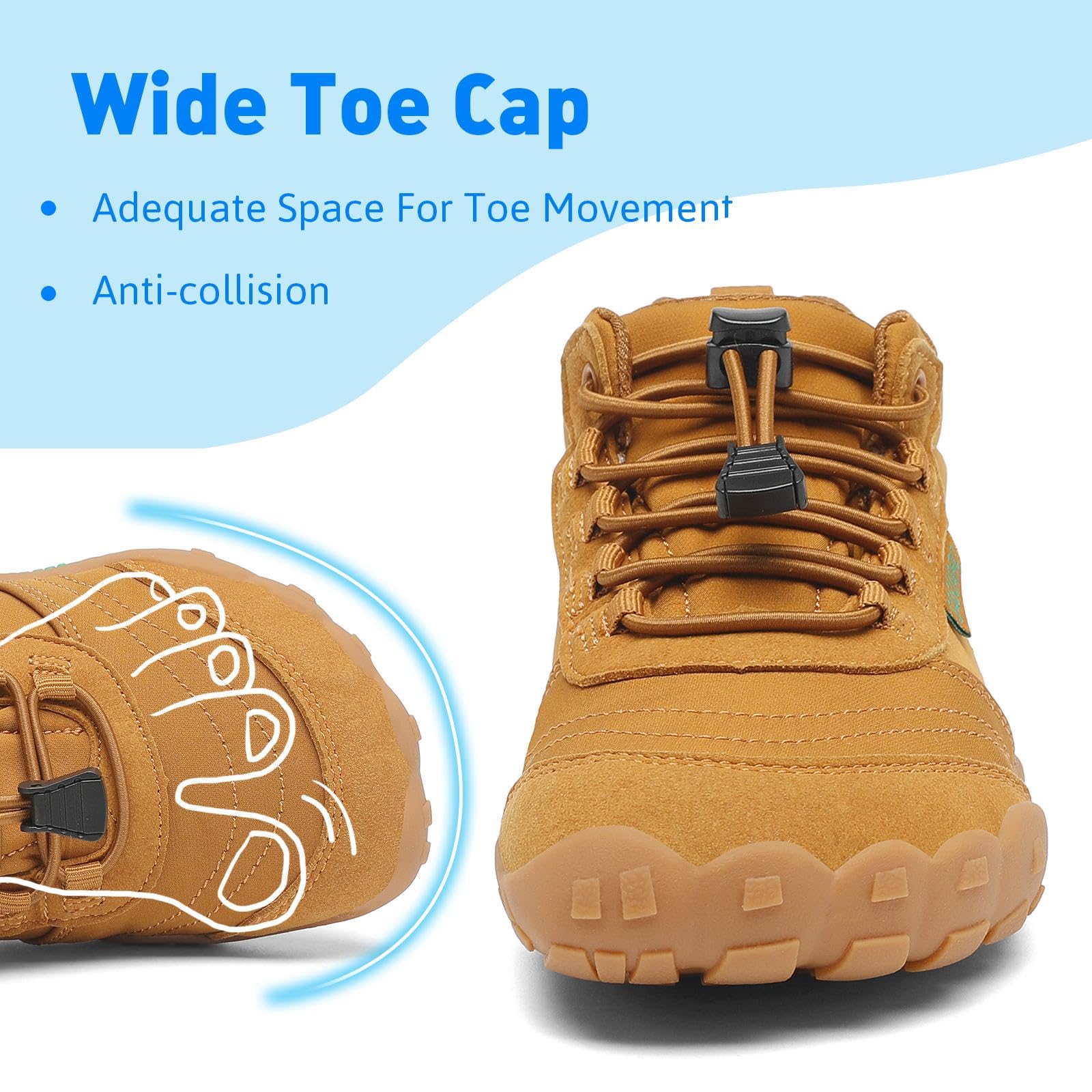SAGUARO Bambini Scarpe a Piedi Nudi Scarpe da Trail Running Barefoot Minimaliste Sneakers Leggere Respirabile Gr.26-36