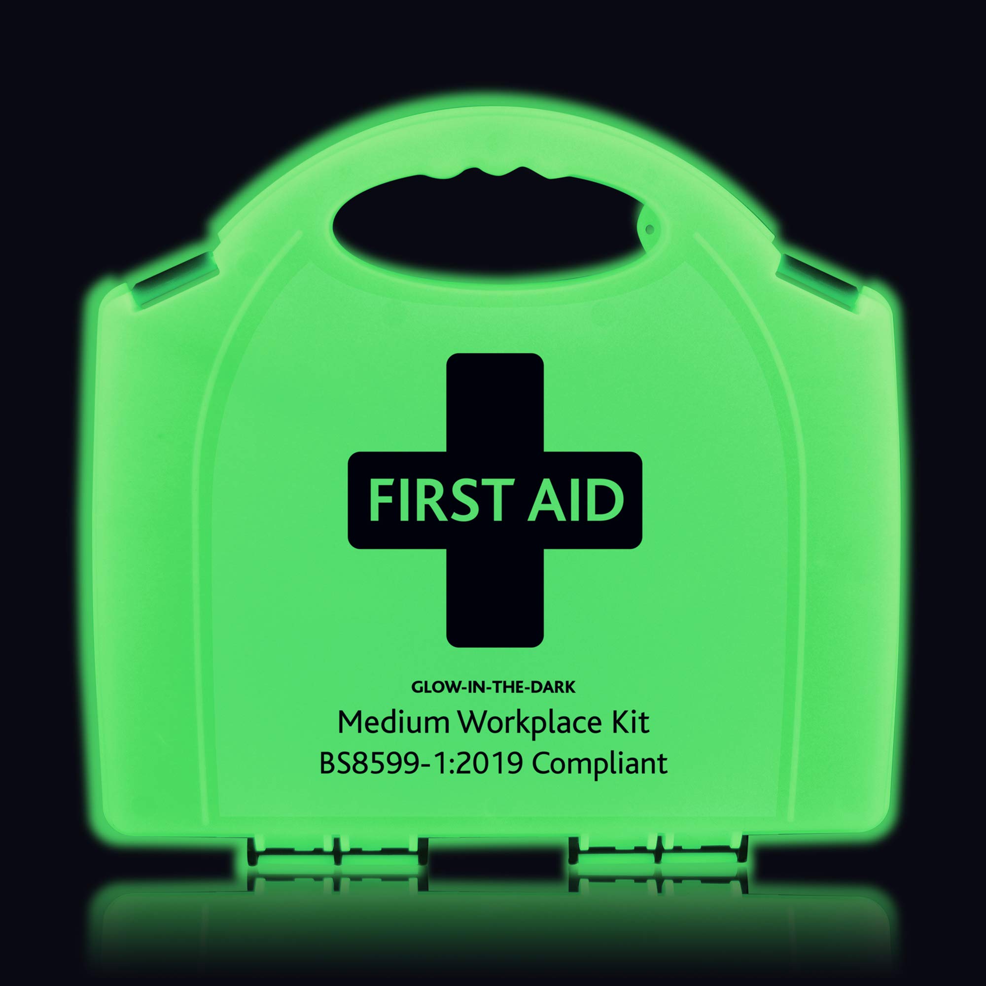 Reliance Medical Medium Glow in The Dark First Aid Kit in Aura Box, 1.25 kg, 10-Count