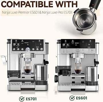 Double Shot Filter Basket Compatible with Ninja Luxe Cafe ES601 & ES701