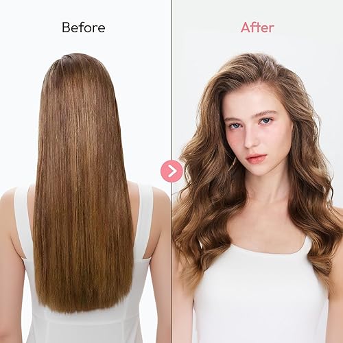 Miniatura 9 de VODANA Professional GlamWave Ceramic Curling Iron, Long-Lasting Natural Curls, Instant Heat, Hair Curler, Curling Wand, Available in USA