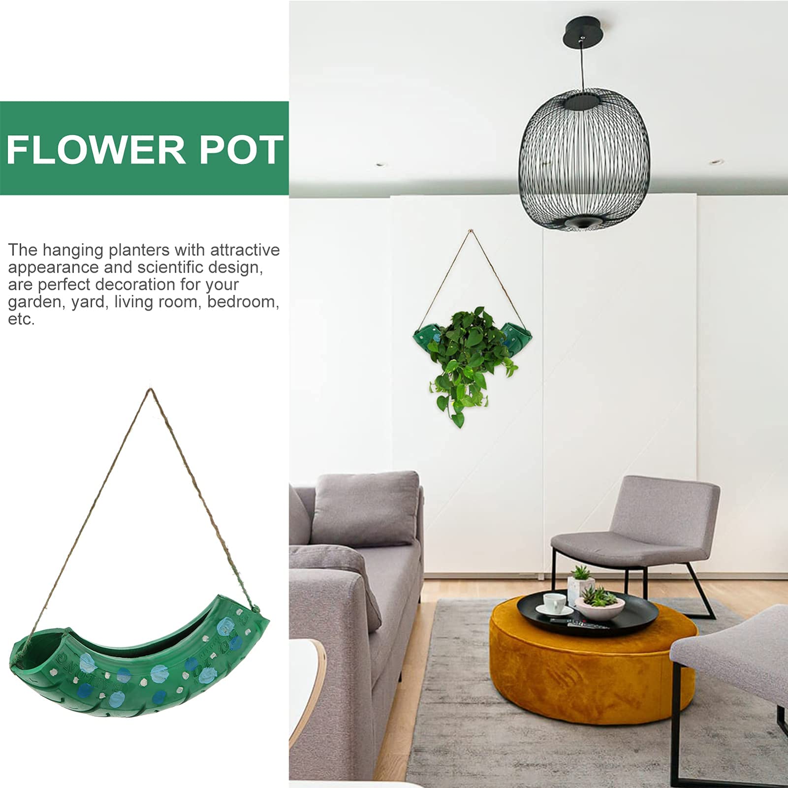 Pot de Fleur créatif Pot de Plante succulente décorations de Jardin jardinière de Fleurs de Jardin pour Bricolage décoration intérieure extérieure