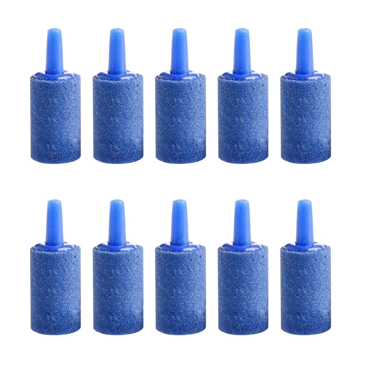 YGTGZ 10 PCS 1 Inch Air Stones - Cylinder Bubble Diffuser For Aquarium, Fish Tank, Blue - View #8