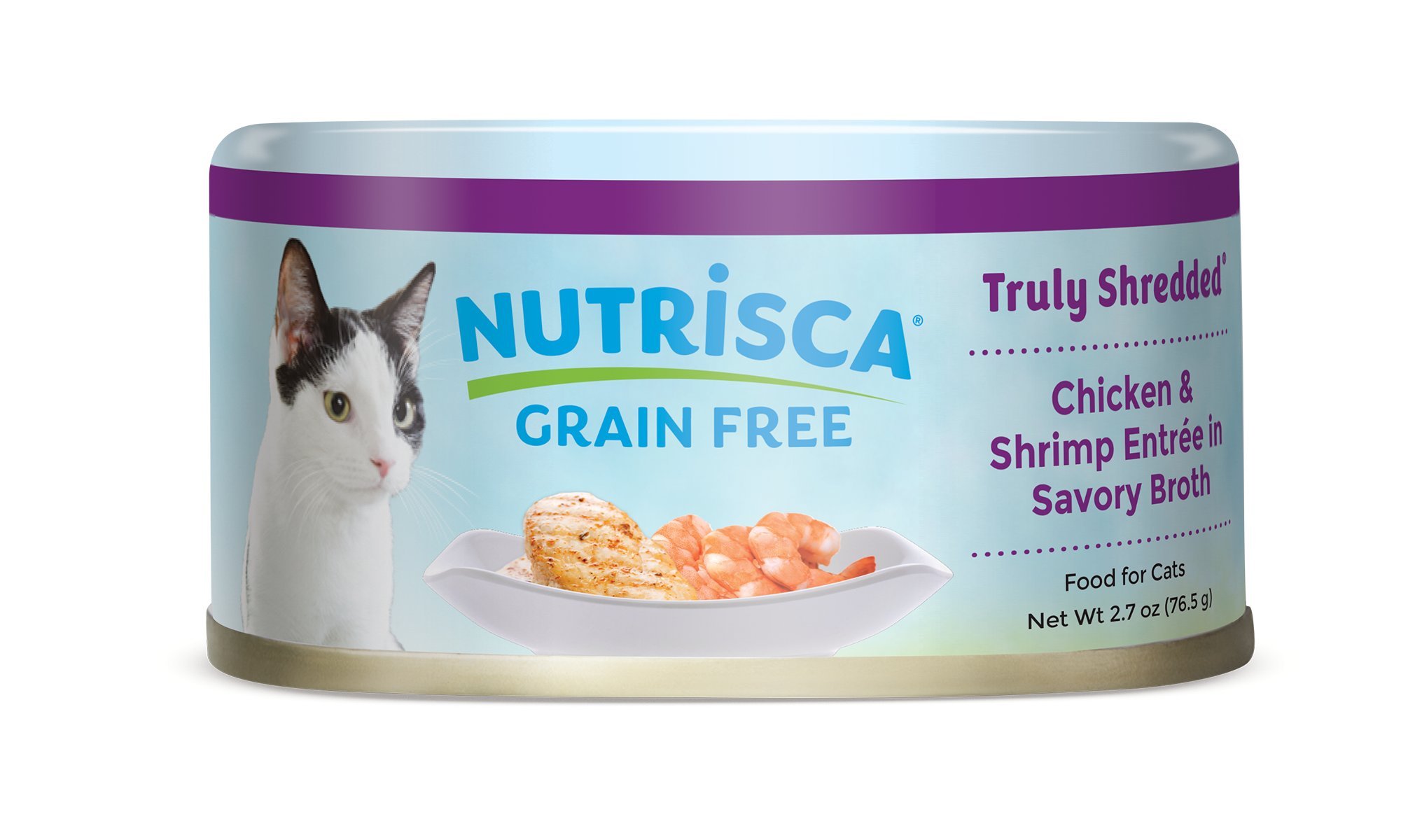 Nutrisca Grain Free Cat Food, Chicken & Shrimp, 2.7 Ounce (Pack Of 24)