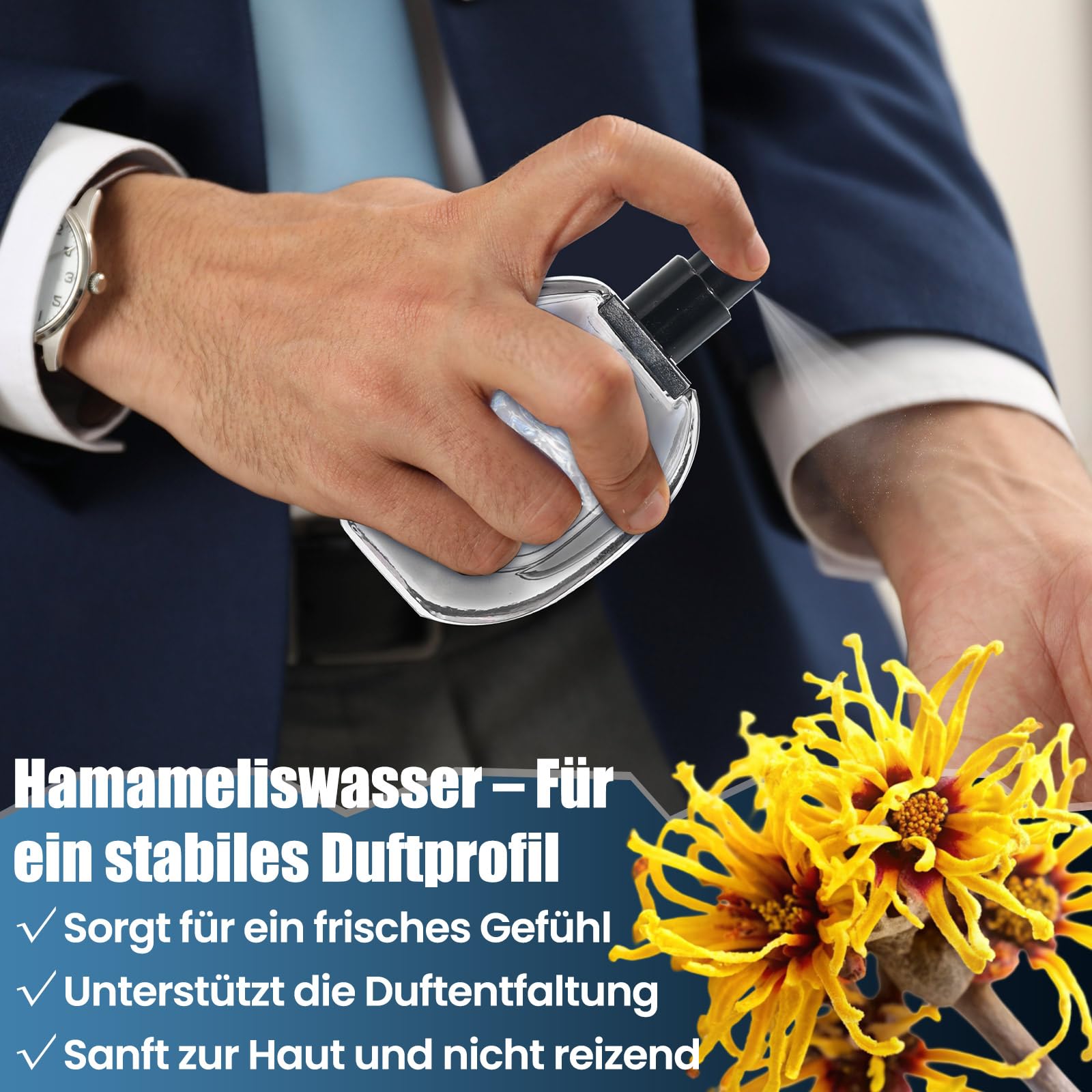 Parfüm Selber Machen Set für Herren DIY Eau de Cologne Herstellungsset mit ätherischen Ölen