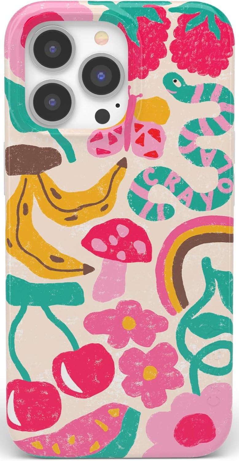 Casely iPhone 14 Pro Max Case | Doodle Bug | Crayola Crayon | Compatible with MagSafe | Classic Ultra Slim Design