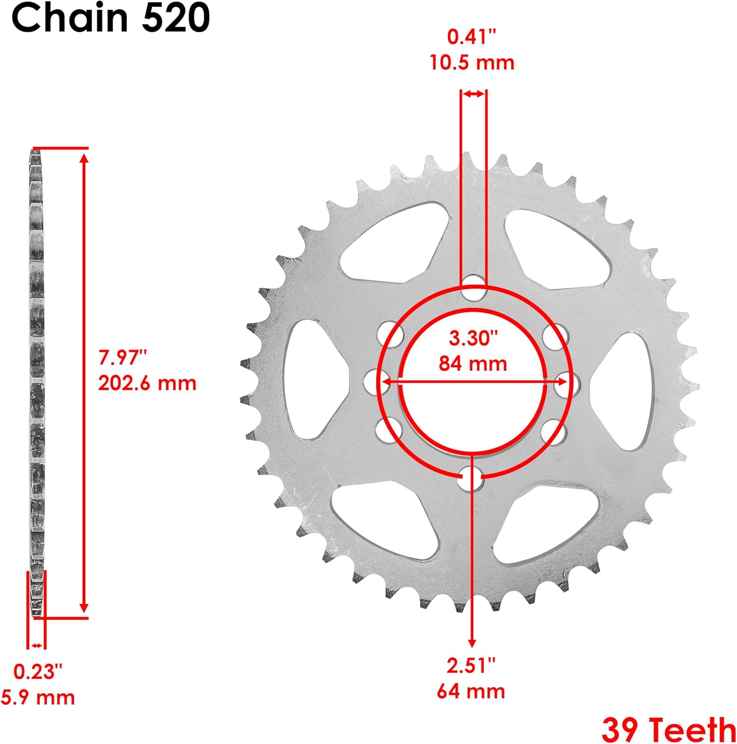 Caltric Blue Drive Chain And Sprockets Kit Compatible with Suzuki Lt160 Quadrunner 160 1989 1990 1991 1992