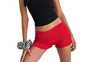 Y2K Red Hot Shorts: Spice up Your Summer