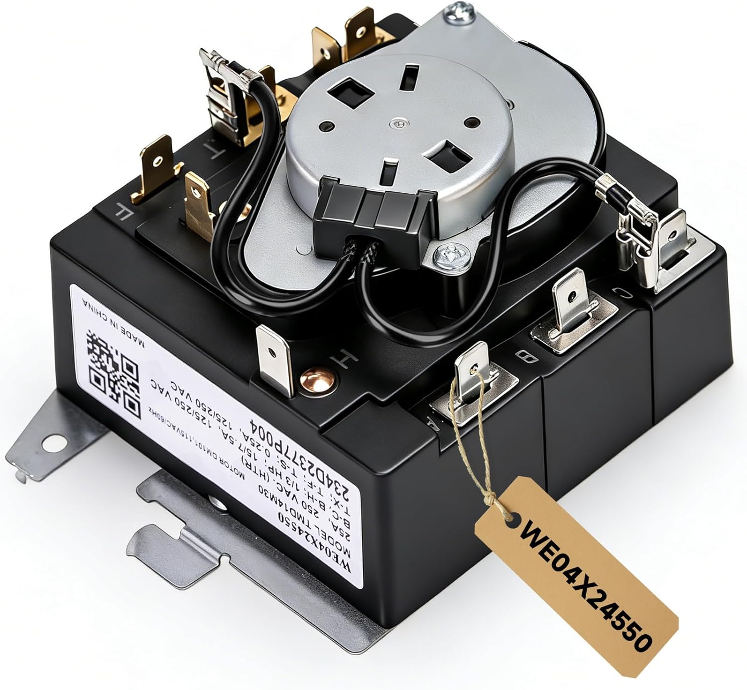 234D2377P004 WE04X24550 TMD14M30 Replacement Dryer Timer - Compatible with GE/Hotpoint Dryers GTD42GASJWW, XTD72E8SSTWS, ETD48XGASWWB, GTX42GASJ0WW- 10 Years Warranty
