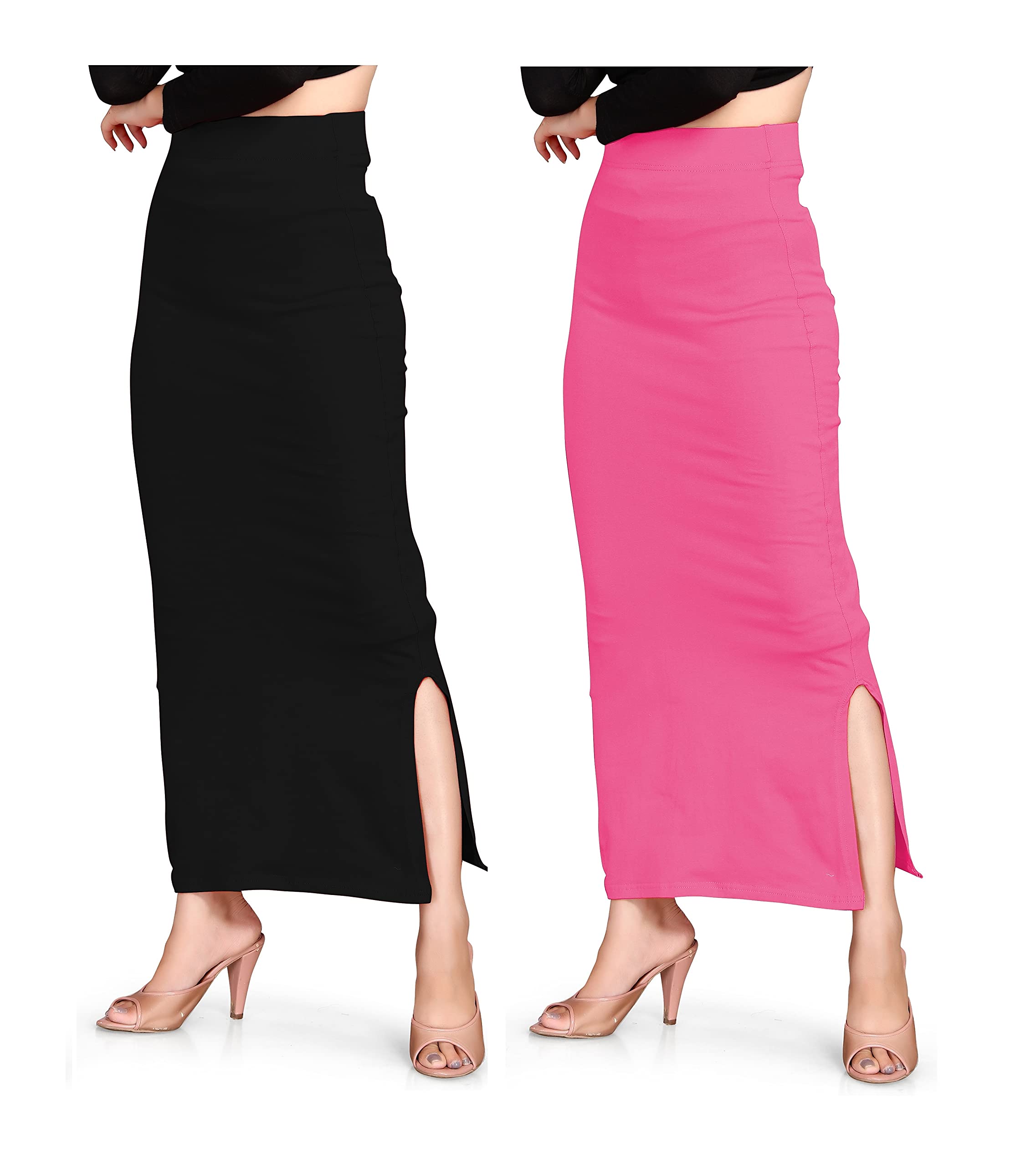 SCUBE DESIGNSSlim Saree Shapewear,Petticoat,Skirts for Women, Cotton Blended Shape Wear for Saree (Women & Girls)