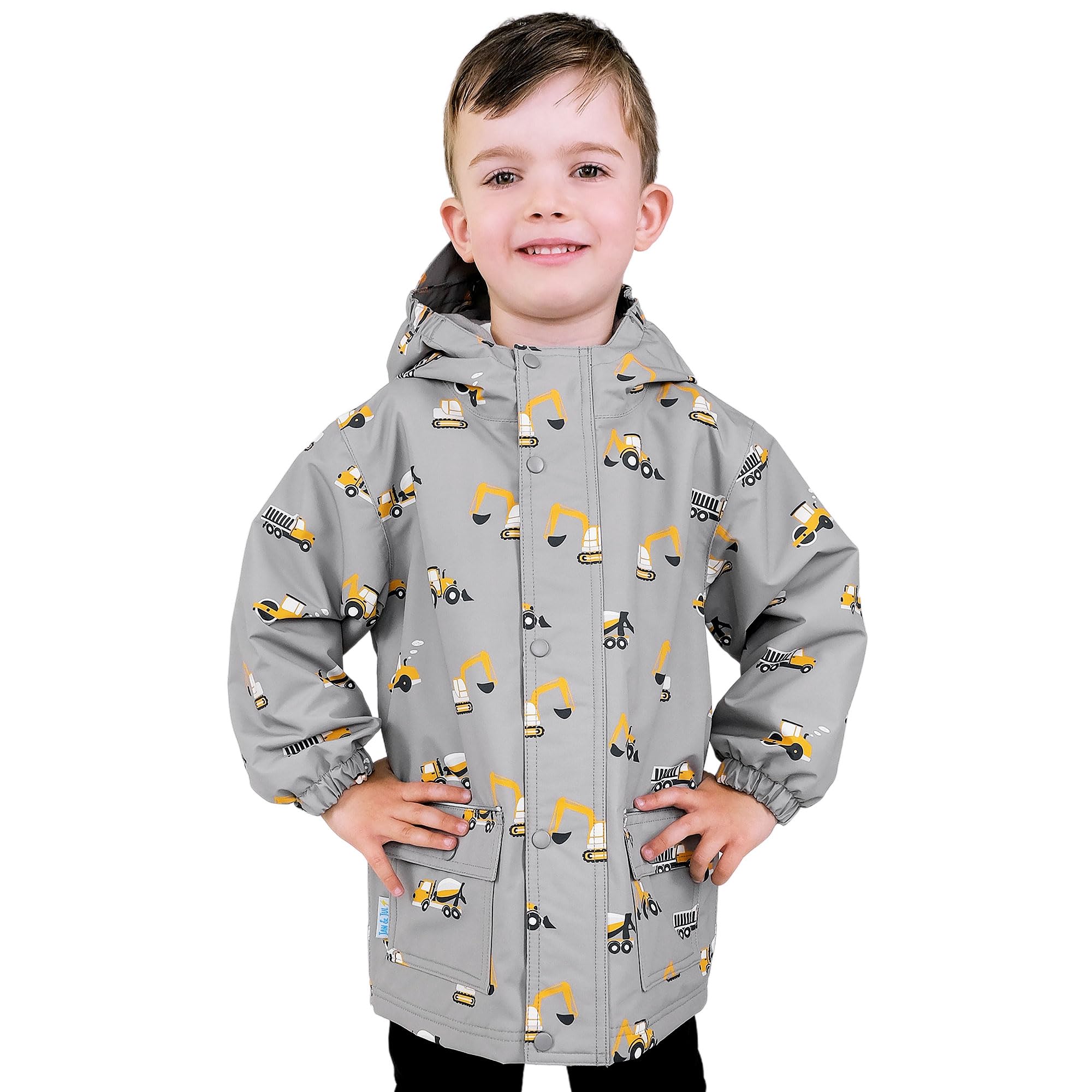 JAN &amp; JUL Waterproof Cozy-Dry Rain Jacket for Kids