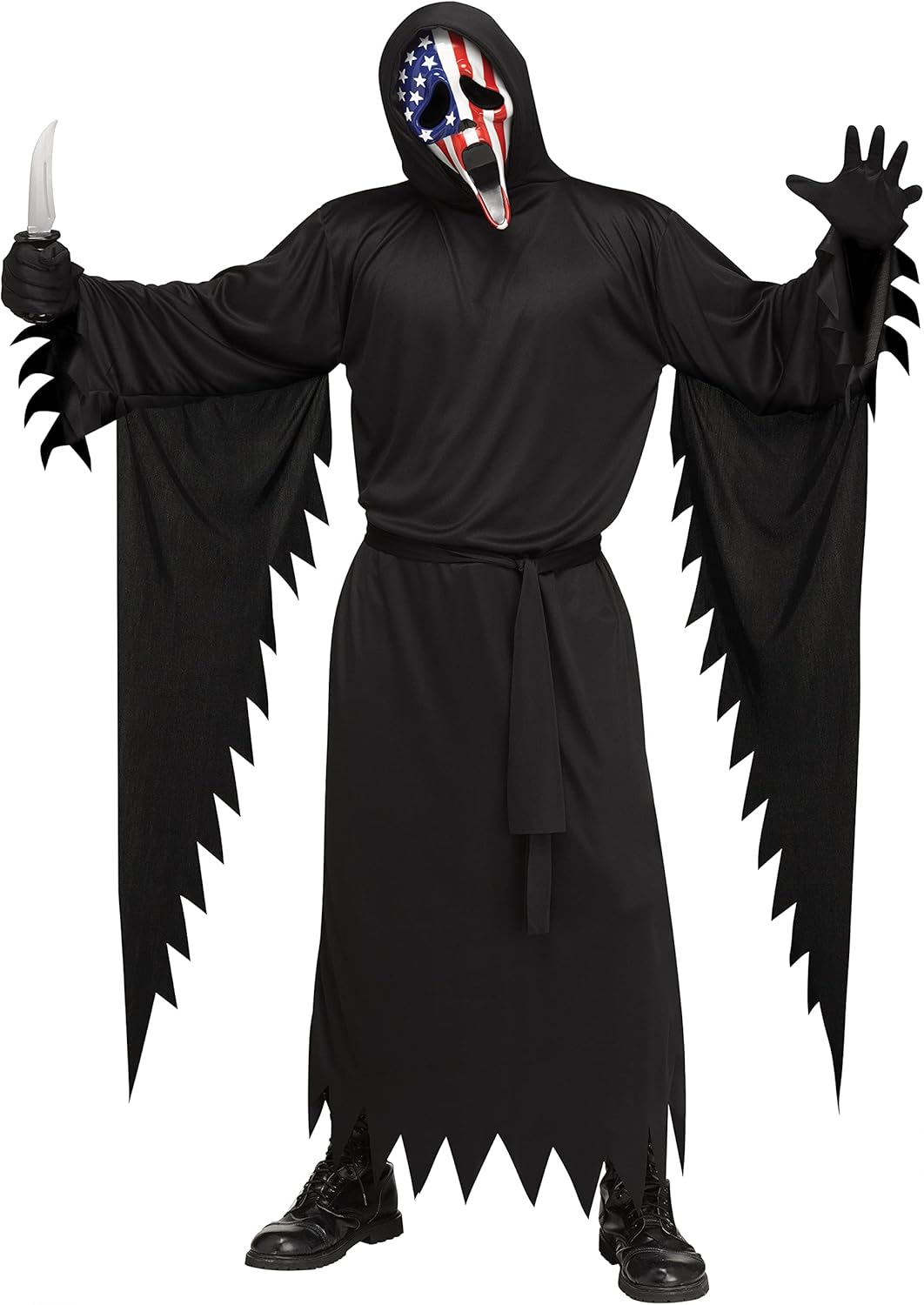 Fun World Officially Licensed Patriotic Ghost Face Adult Costume