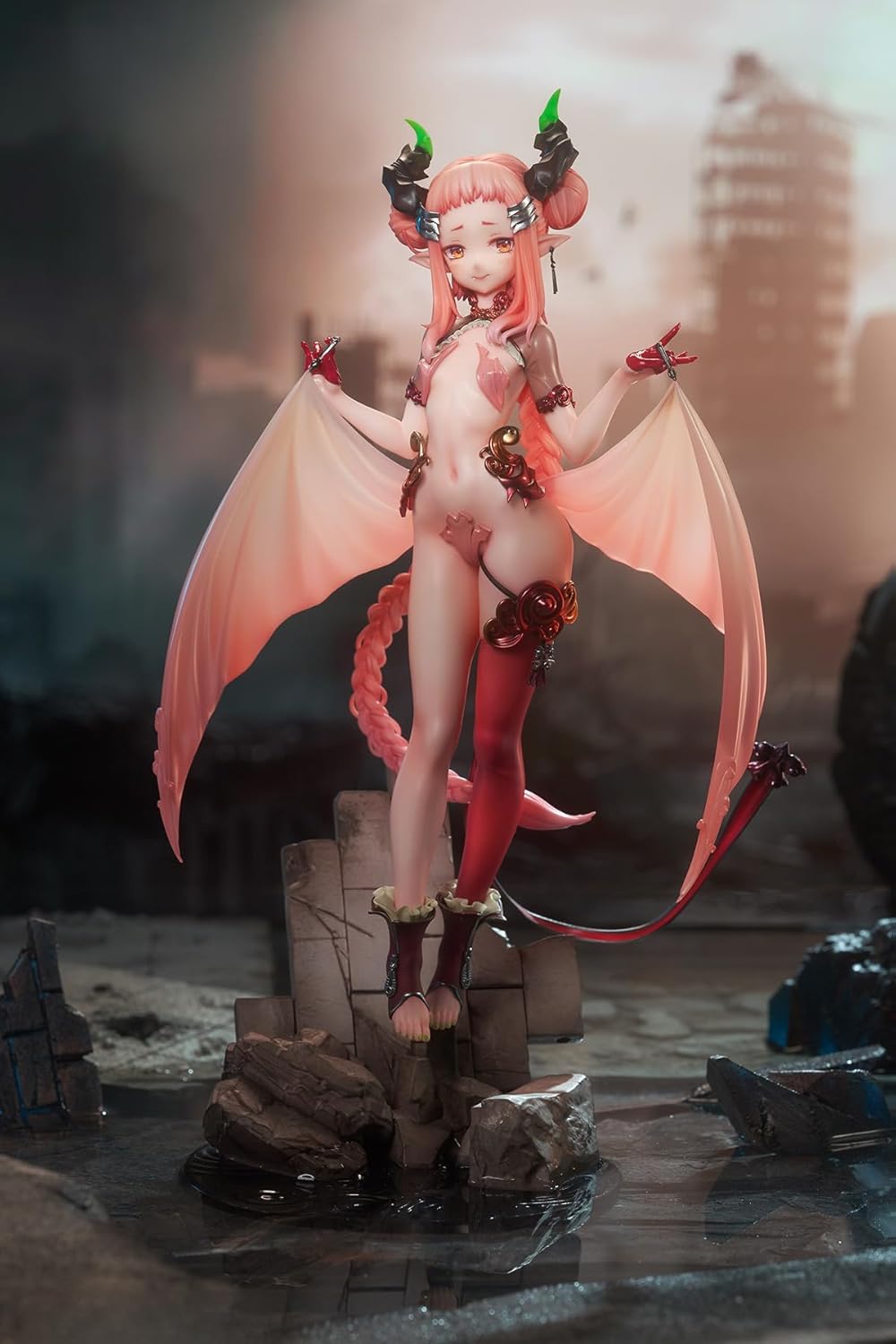 Zatanend Ecchi Figure 1/7 Little Devil(Lilim) YaYaKo Anime Girl Waifu Hentaii Collection Doll Gift Model Toys