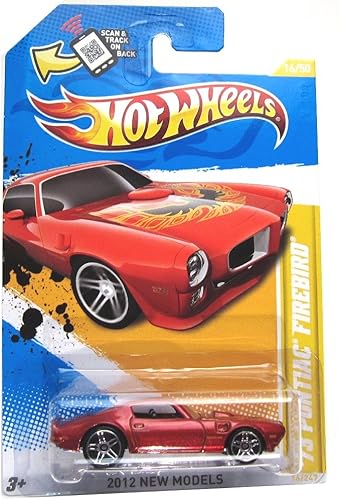 Hot Wheels 2012, '73 Pontiac Firebird RED, 2012 nuevos modelos, 16247. Escala 164.