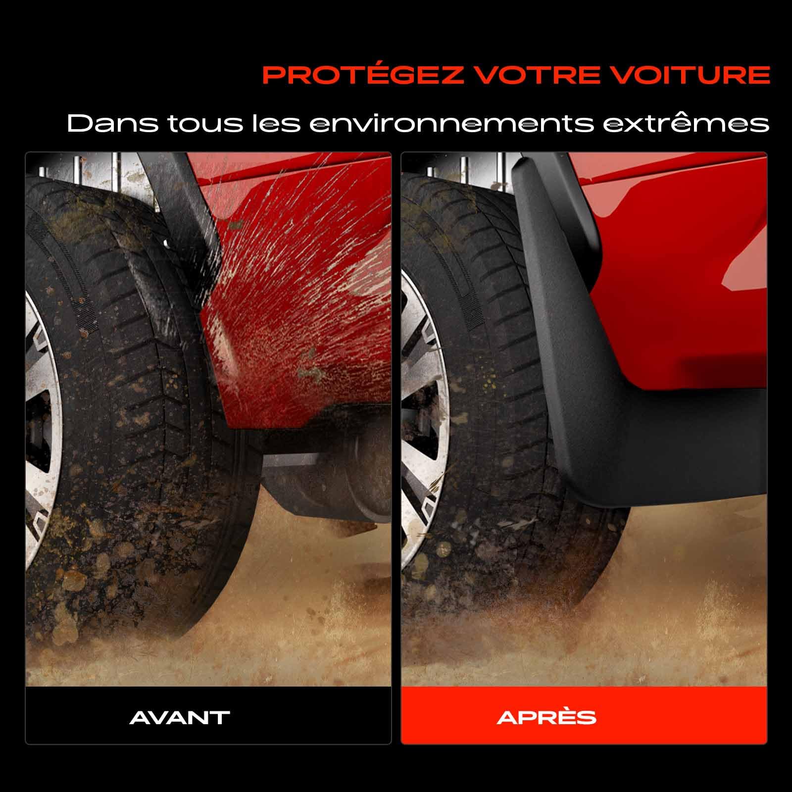 Frankberg 4x Bavettes de protection anti-éclaboussures pour voiture | Compatible avec: 2HB S1B S6B S7A S7B