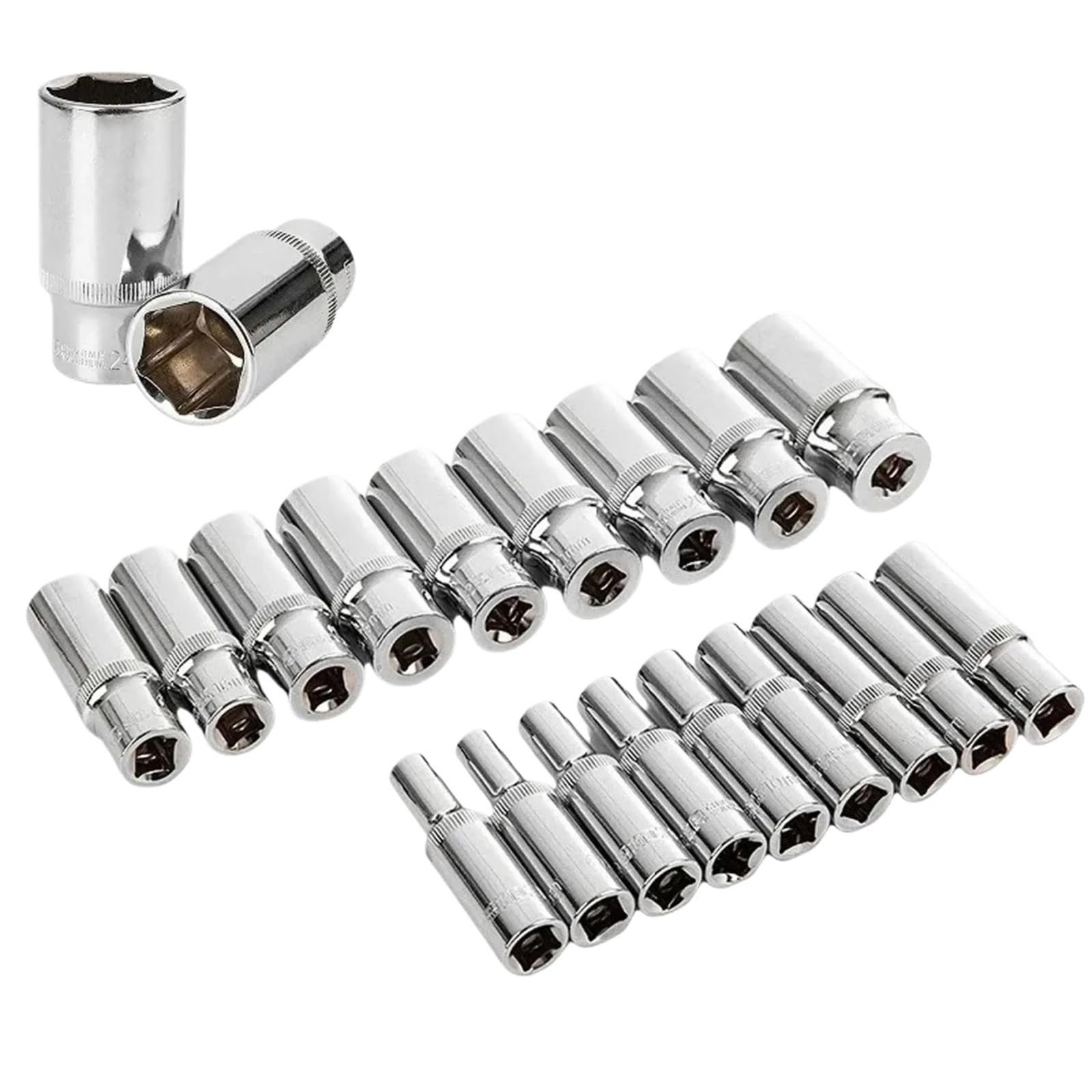 Douille hexagonale longue 3/8 pour desserrer les écrous profonds de 8-18mm