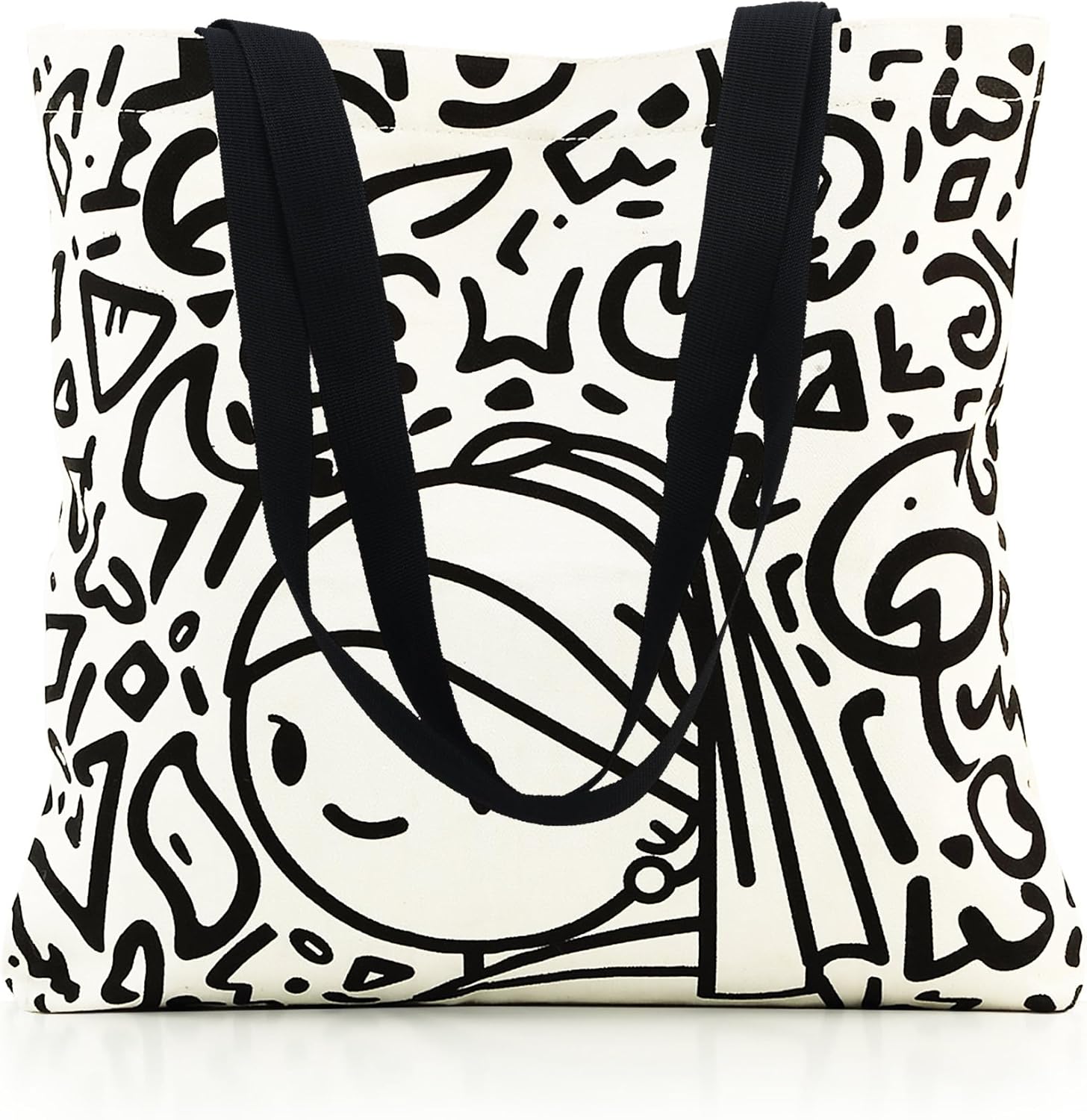 Tote Bag Aesthetic Canvas Handbags with Zipper for Women Travel Shoulder Bags Purses with compartments Tote Bag Aesthetic Canvas Handbags with Zipper for Women Travel Shoulder Bags Purses with compartments