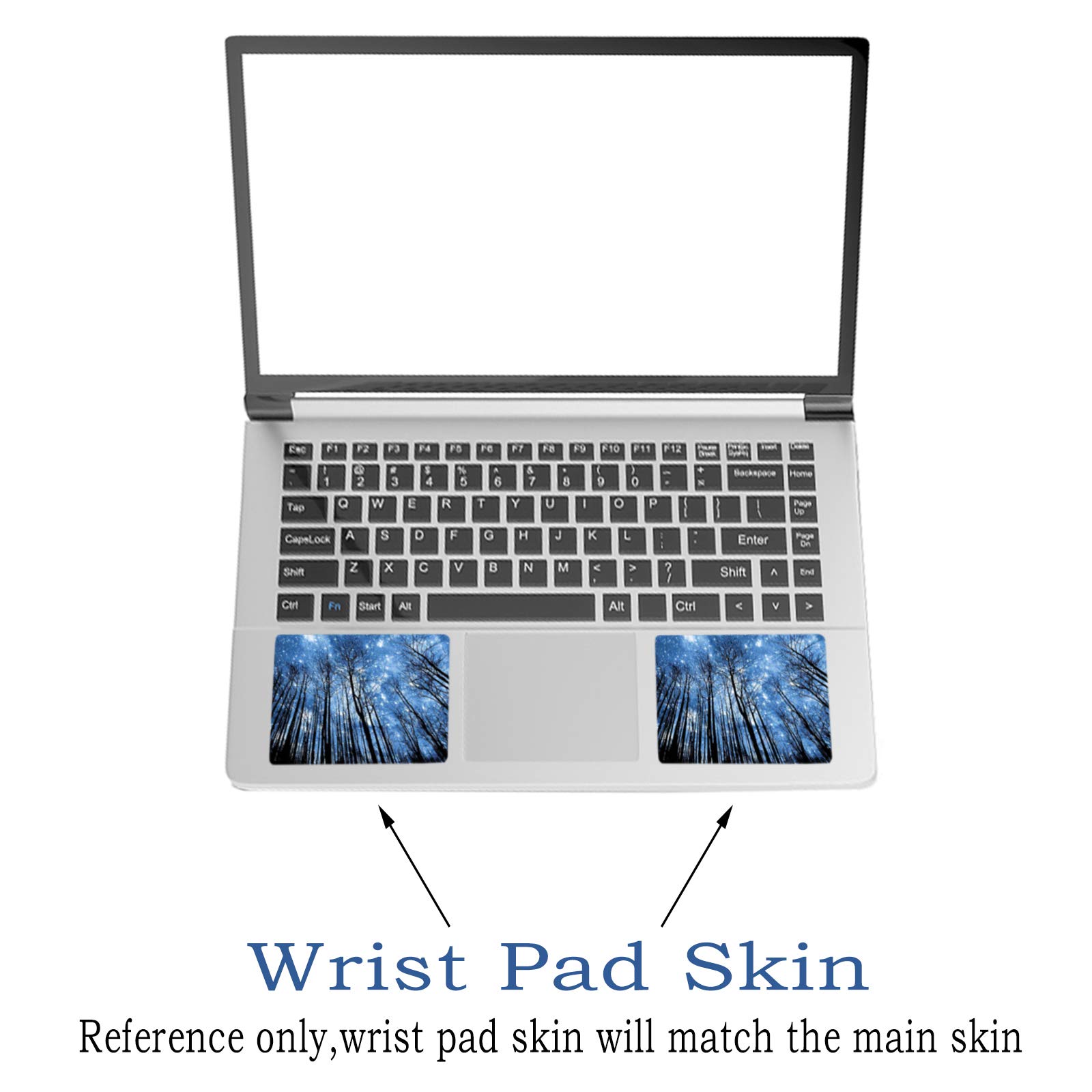 Icolor Laptop Skin Sticker Decal,12" 13" 13.3" 14" 15" 15.4" 15.6 Inch