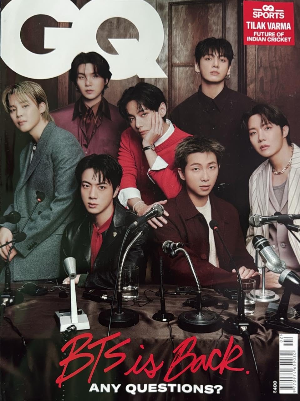 GQ India magazine February March 2026 - BTS is Back. Any Questions