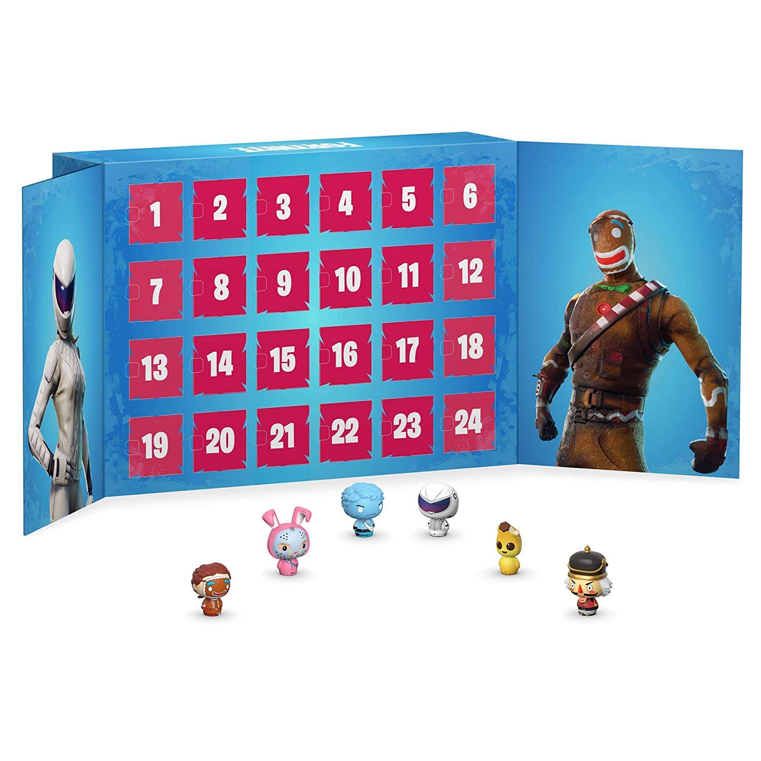 Amazon フォートナイト Fortnite アドベントカレンダー 19 Advent Calendar 24個 フィギュア セット クリスマス カレンダー 冬 おもちゃ 男の子 女の子 ゲーム 並行輸入品 ミニドール おもちゃ