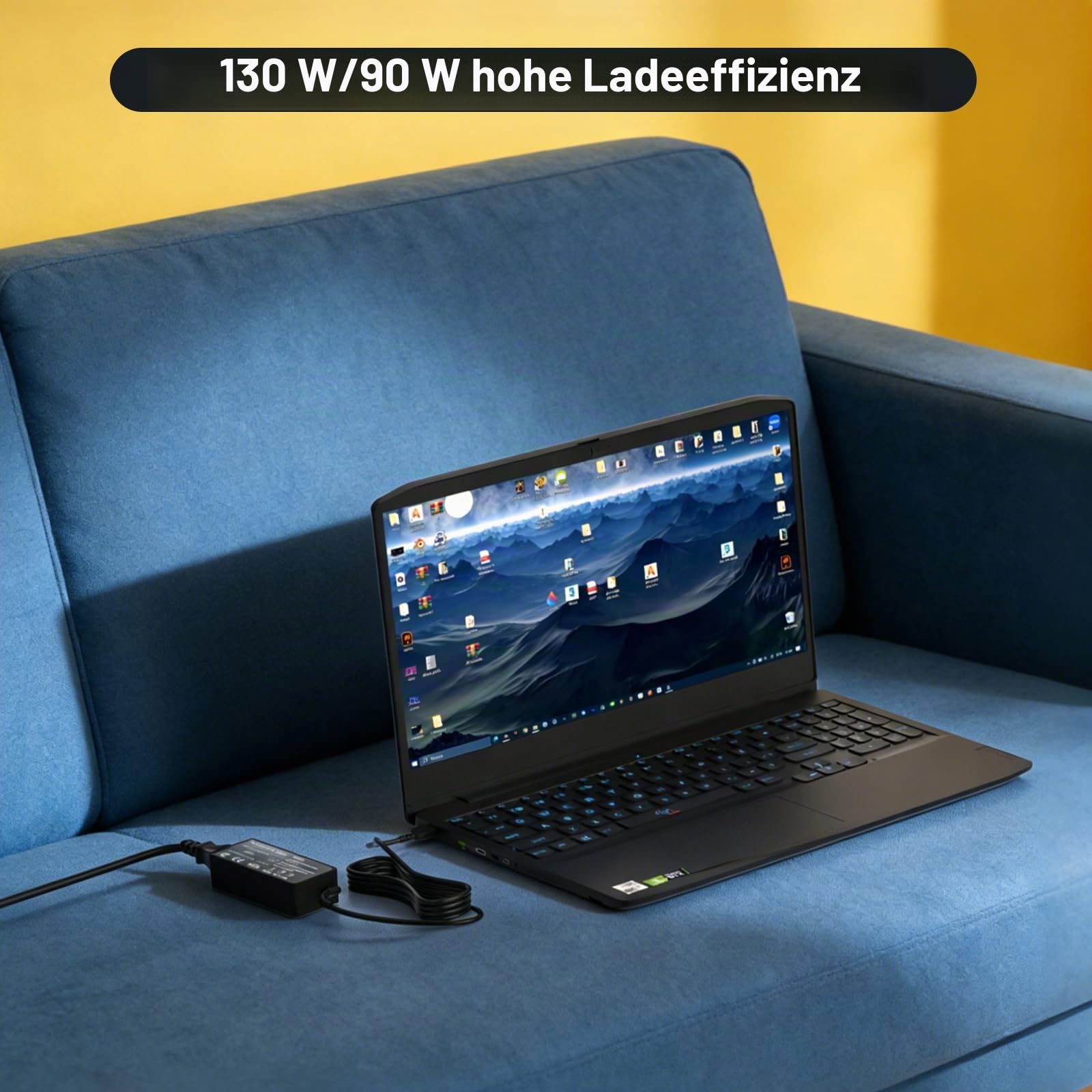 135W Ladegerät kompatibel mit Lenovo Thinkpad Universal Thunderbolt 4 3 Dock Essential Gen 1 2 Ultra Pro Dockingstation passend für ThinkPad P1 X1 Extreme T440P Ideapad Yoga Y50 Y700 Legion Y530 T