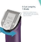 Wahl Canada Arco Clipper sans fil pour animaux de compagnie – Lame réglable 5-en-1, système de batterie double, outil silencieux de grooming léger pour chiens, chats & Chevaux, 80 minutes – Modèle 59156
