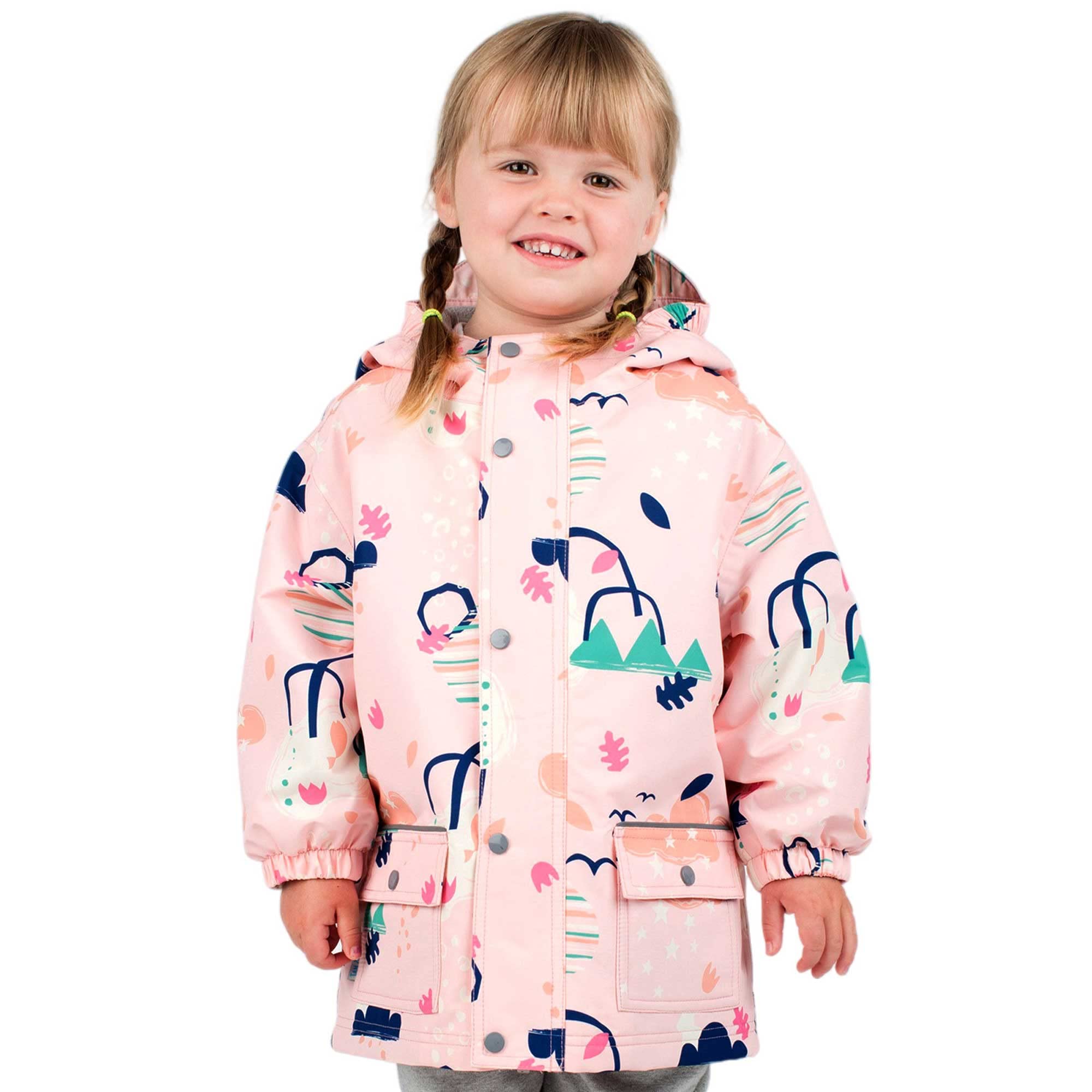 JAN &amp; JUL Waterproof Cozy-Dry Rain Jacket for Kids