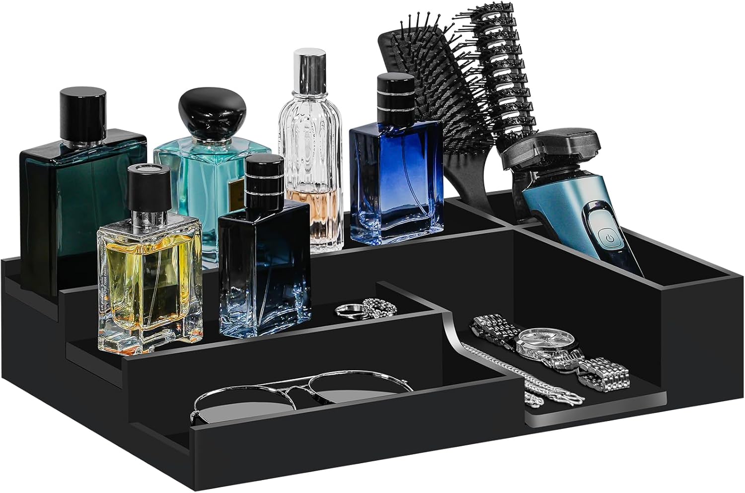 MOCAS Cologne Organizer for Men 3 Tier Cologne Stand