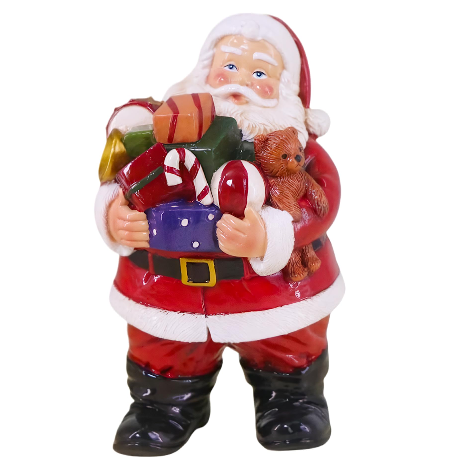 Figurines de père Noël en résine pour décoration de bureau festive