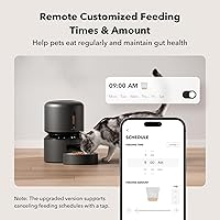 Vista 2 de PETLIBRO Comedero automático para gatos, comedero WiFi 5G para mascotas con preservación de frescura, comederos temporizados para gatos secos, hasta