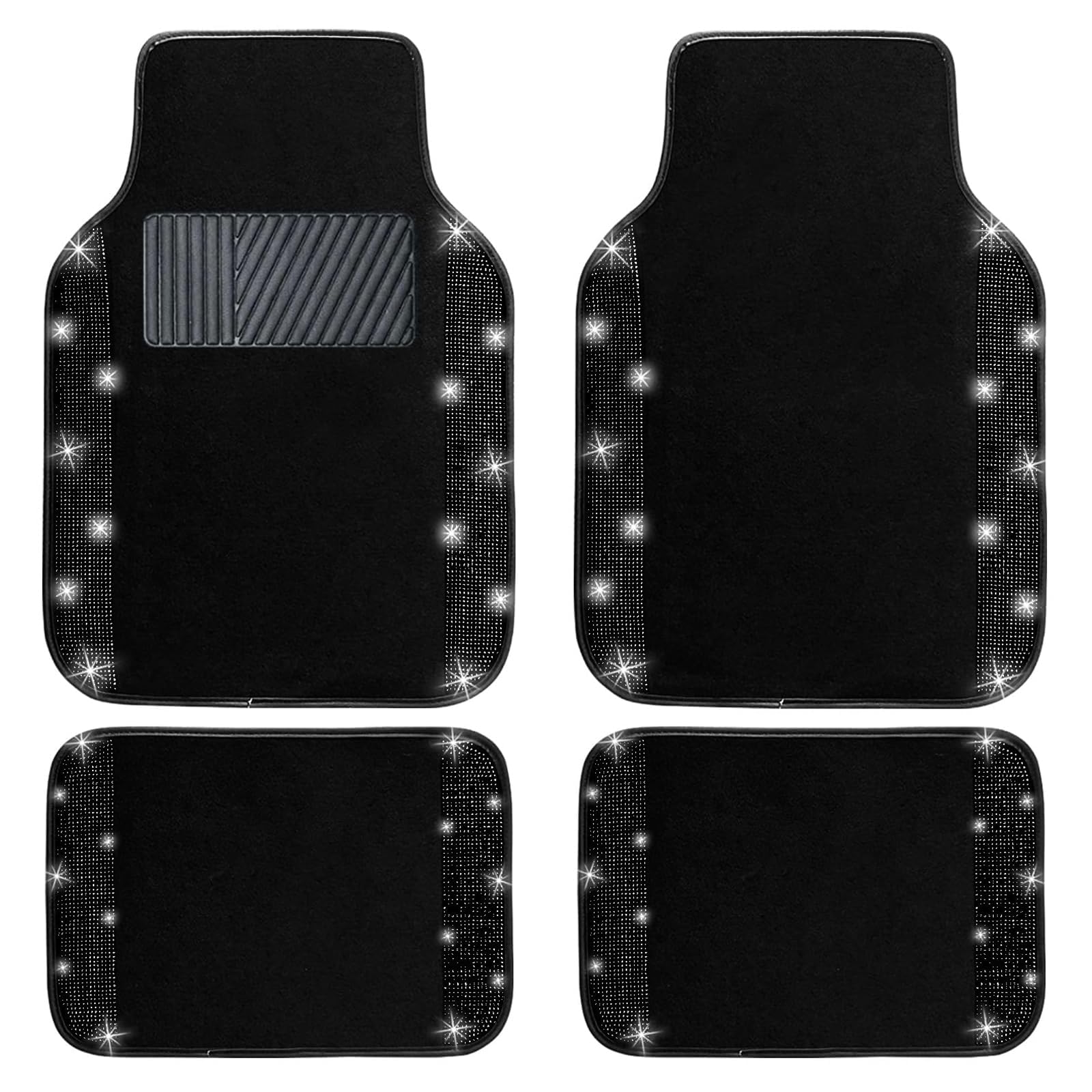 RXATTWVLY 4Pcs Car Floor Mats,for MG HS Trophy 2024 All-Weather Breathable Waterproof Floor Liners Carpet Protection Anti-Slip Durable Backing,D
